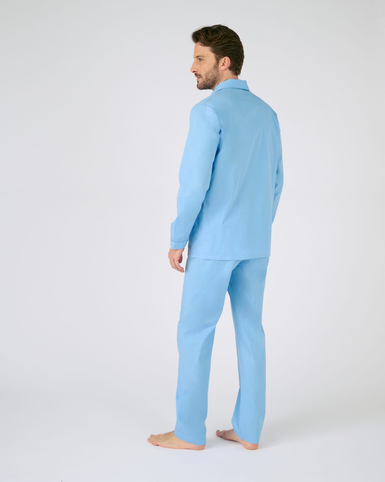 Pyjama en popeline, manches longues