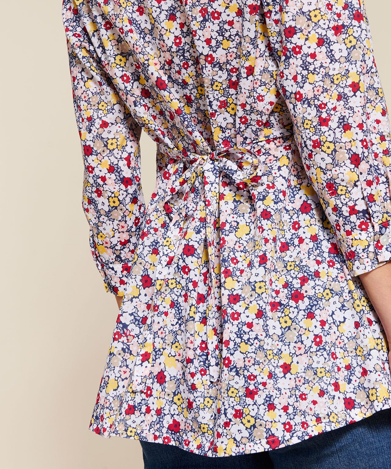 Tunique longue imprimée.