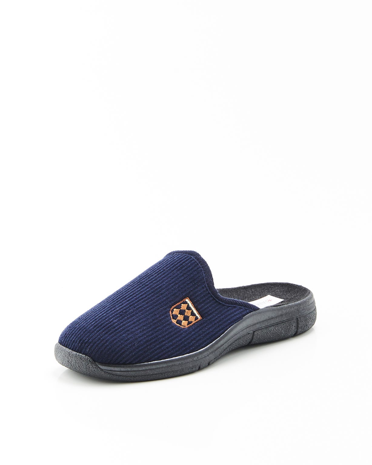 Mules chaussons velours côtelé
