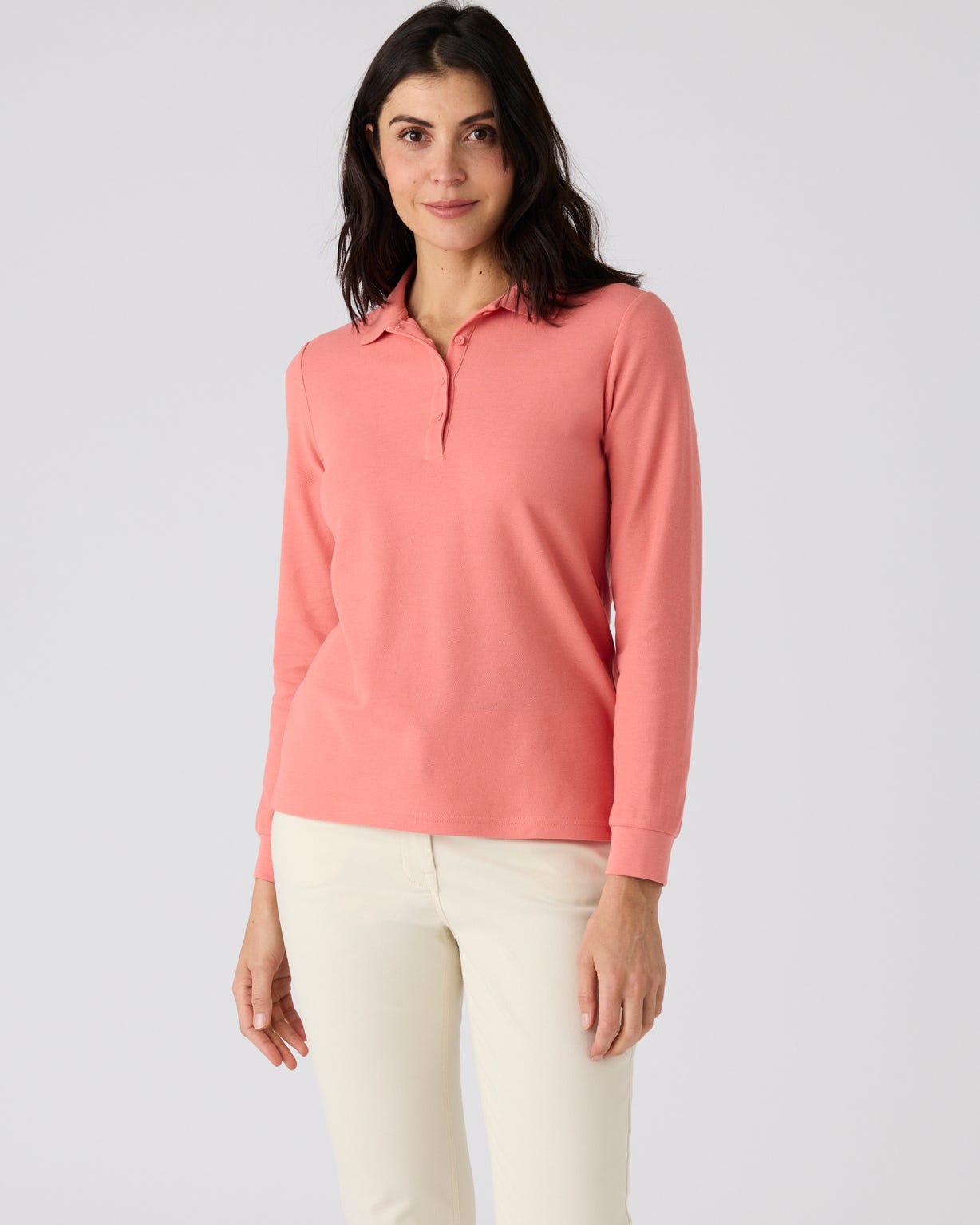 Polo maille piquée