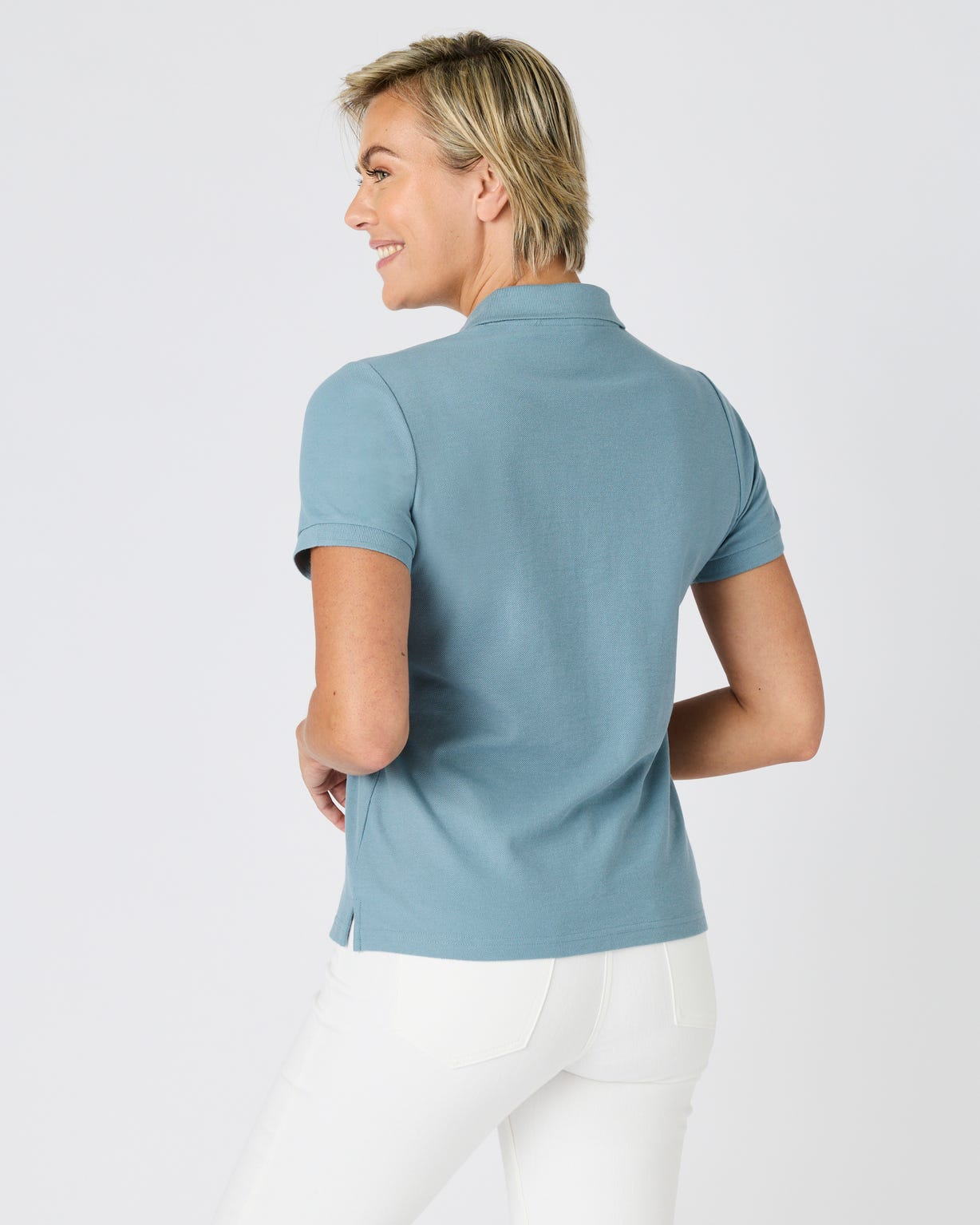 Polo maille piquée