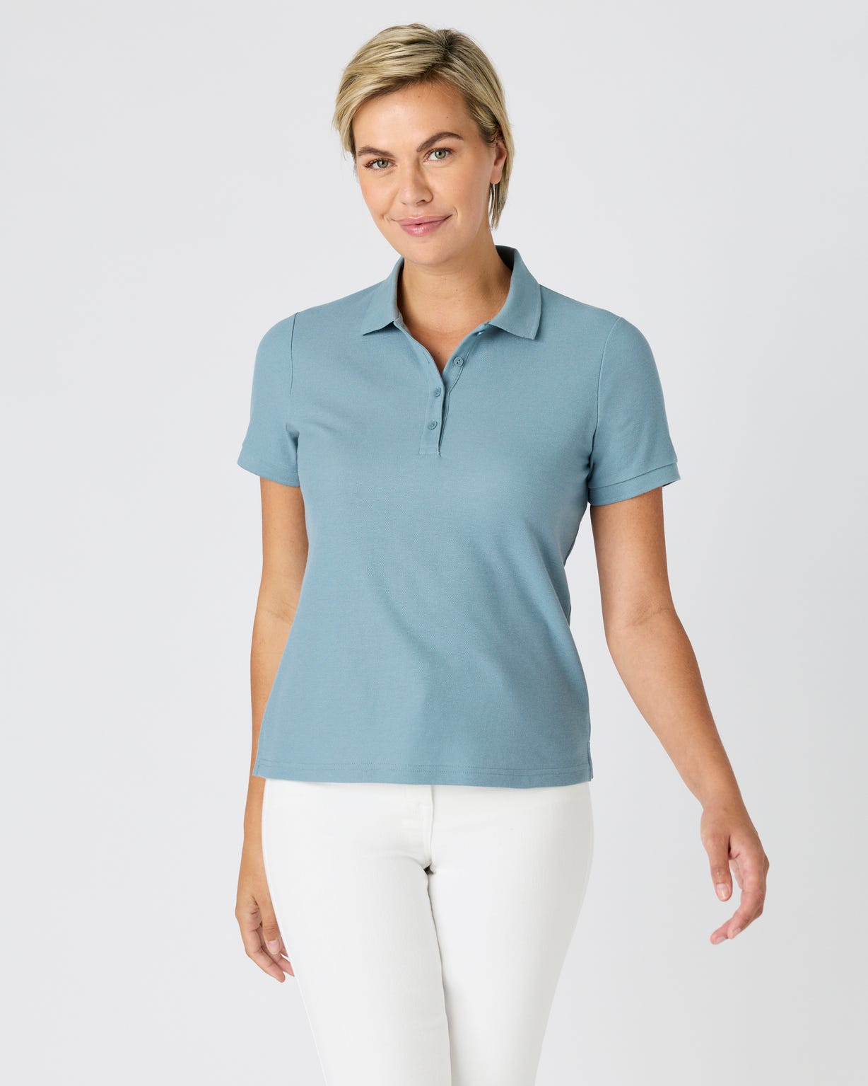 Polo maille piquée
