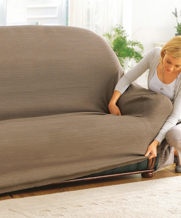 Housse extensible fauteuil ou canapé