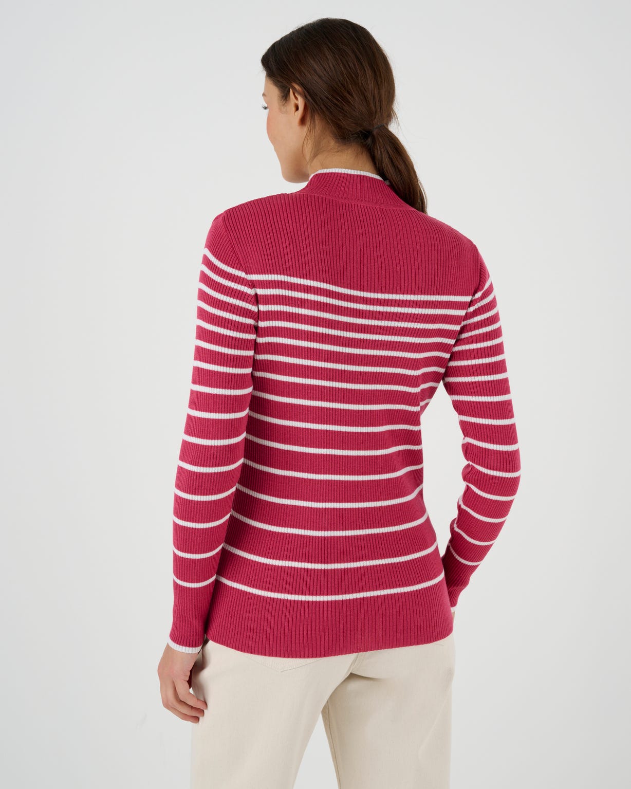 Pull-chaussette col montant 50% laine mérinos