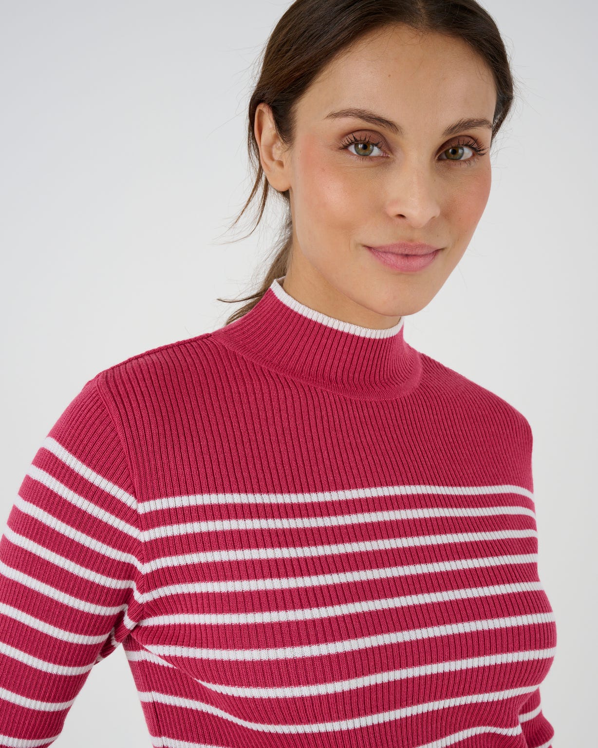 Pull-chaussette col montant 50% laine mérinos