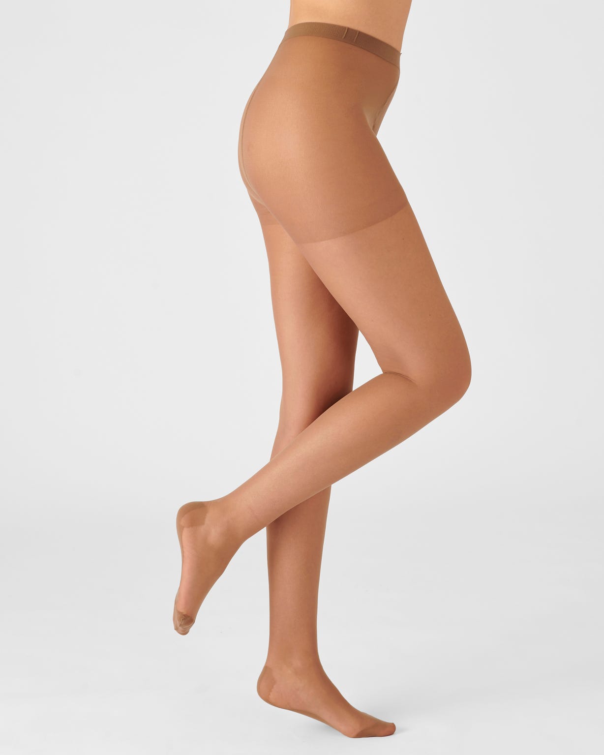 Lot de 4 collants mousse 20D spécial hanches fortes