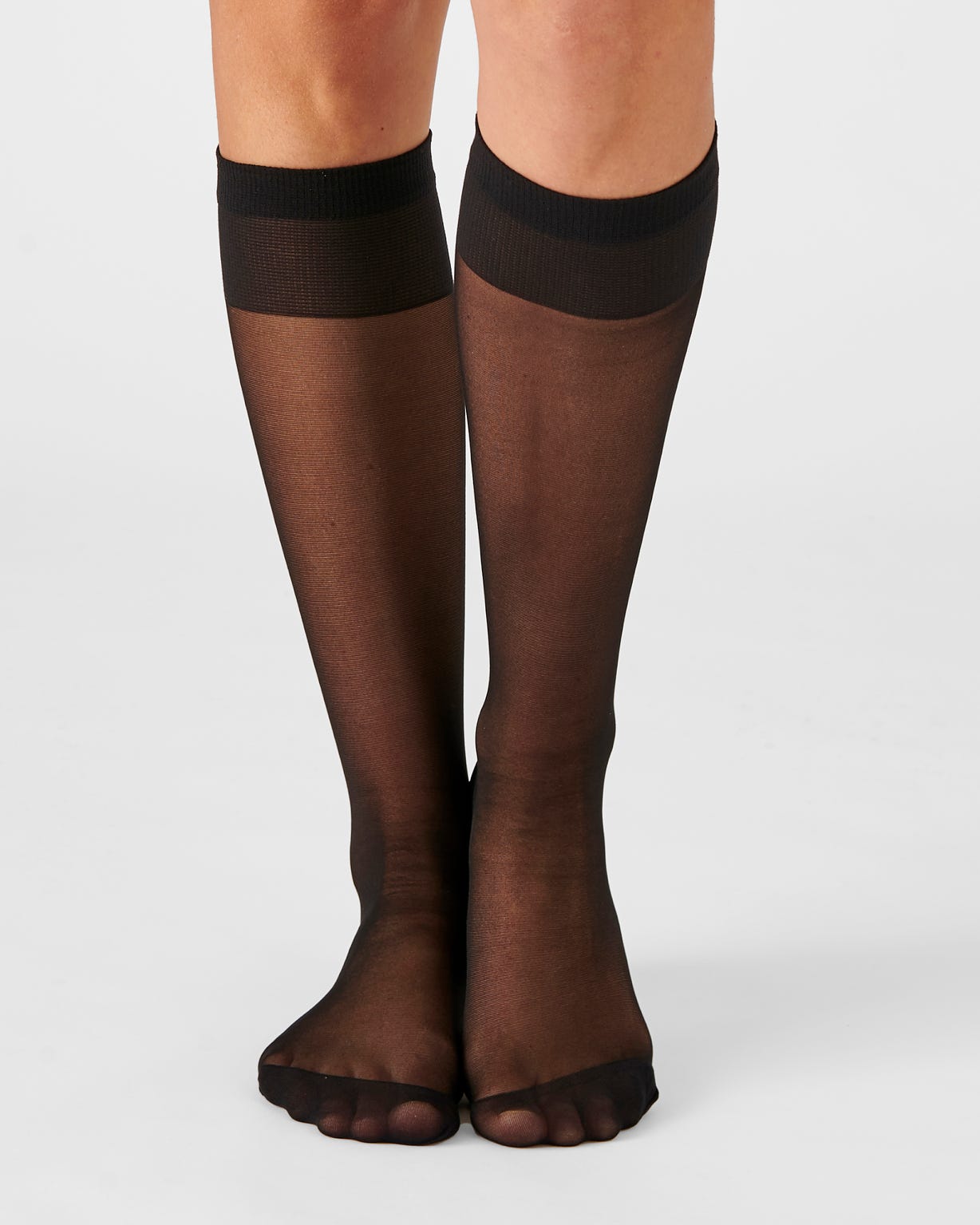 Lot de 4 paires de mi-bas voile 20D