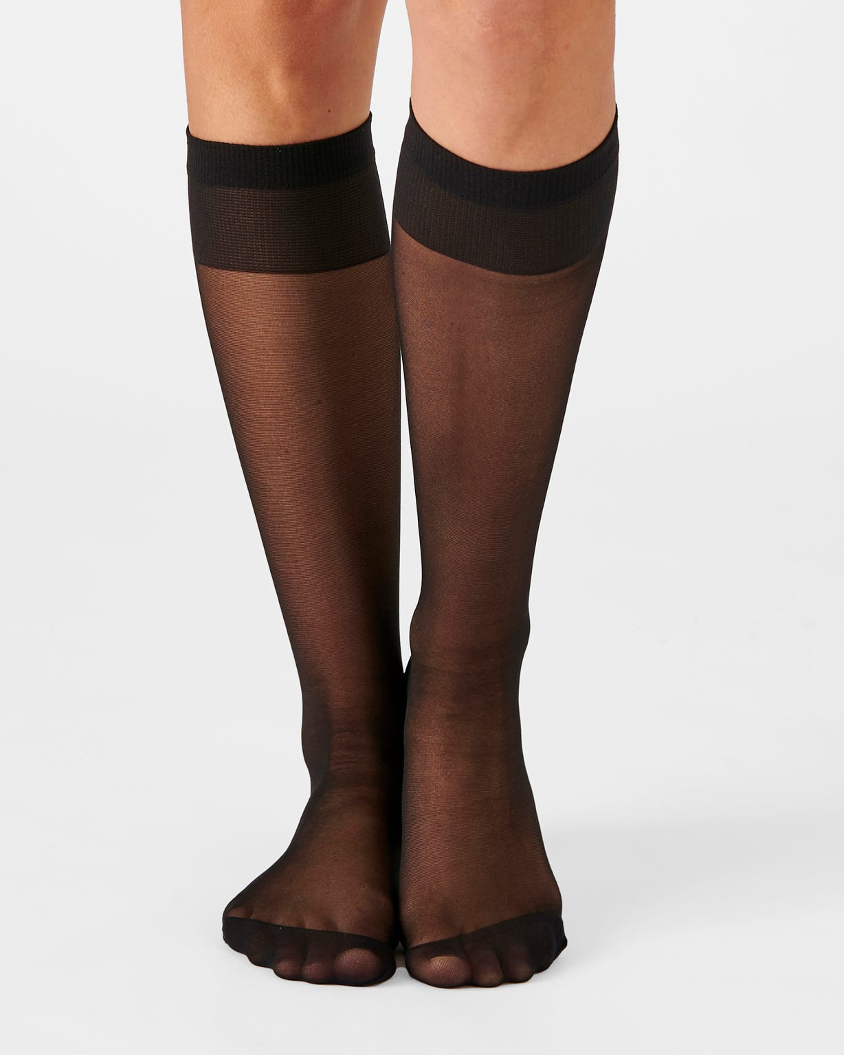 Lot de 4 paires de mi-bas voile 20D