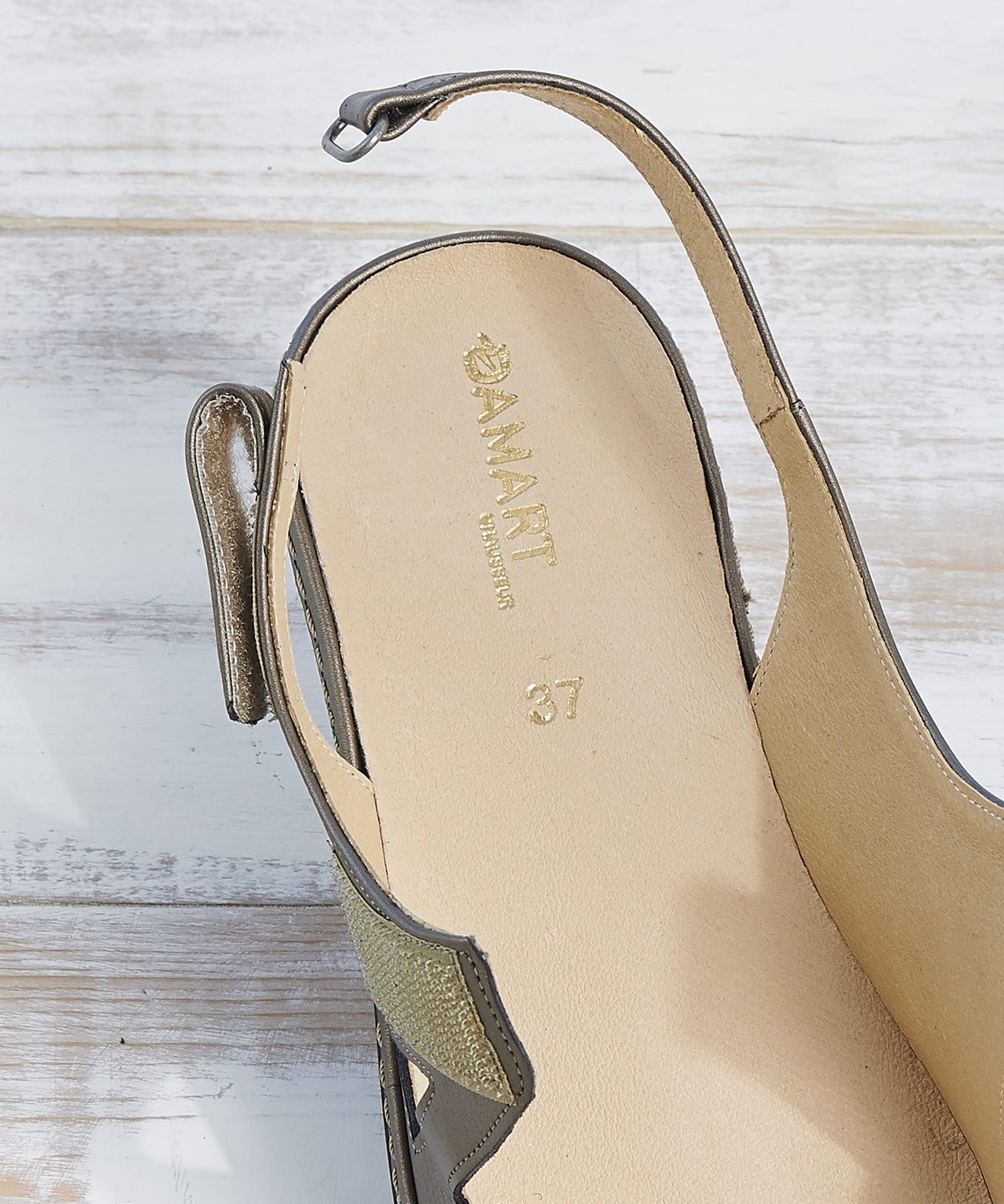 Sandales à scratch, ouverture totale Piedical