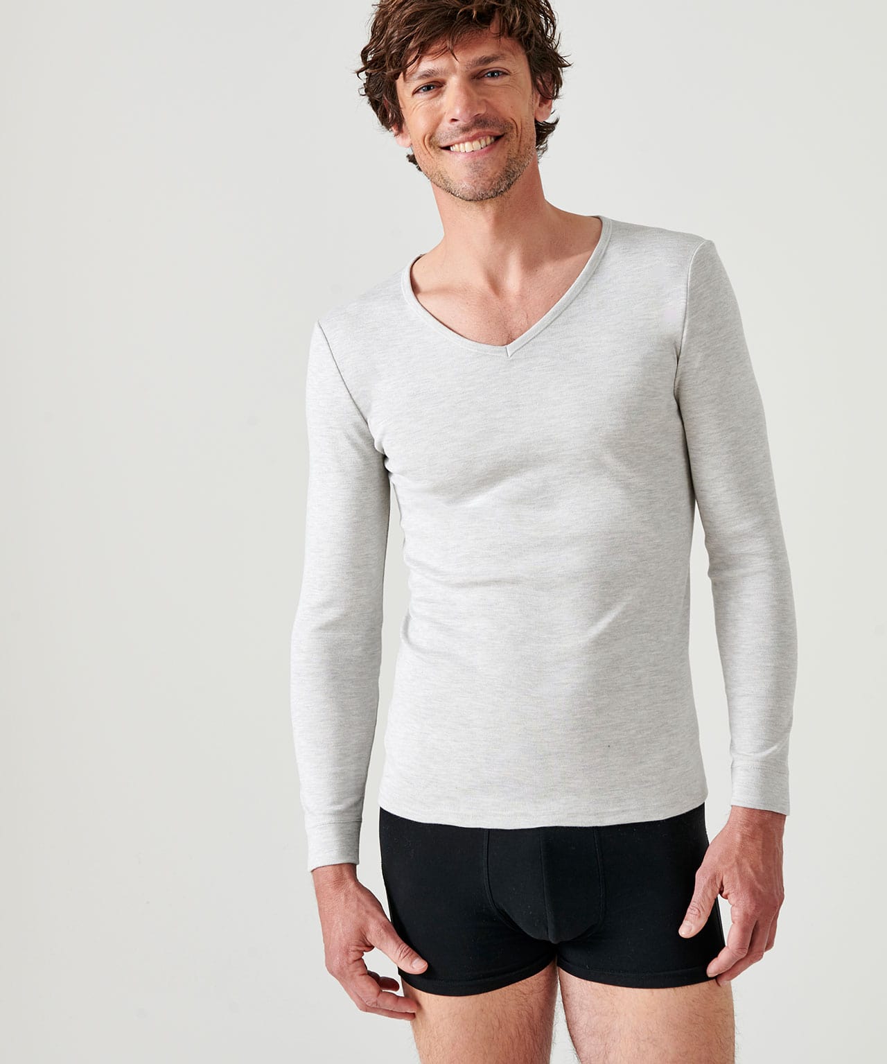 T-shirt Thermolactyl manches longues maille interlock