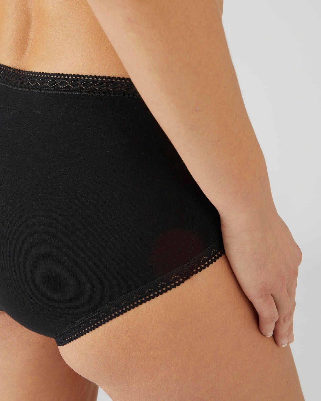 Lot de 3 culottes midi coton stretch + 1 GRATUITE