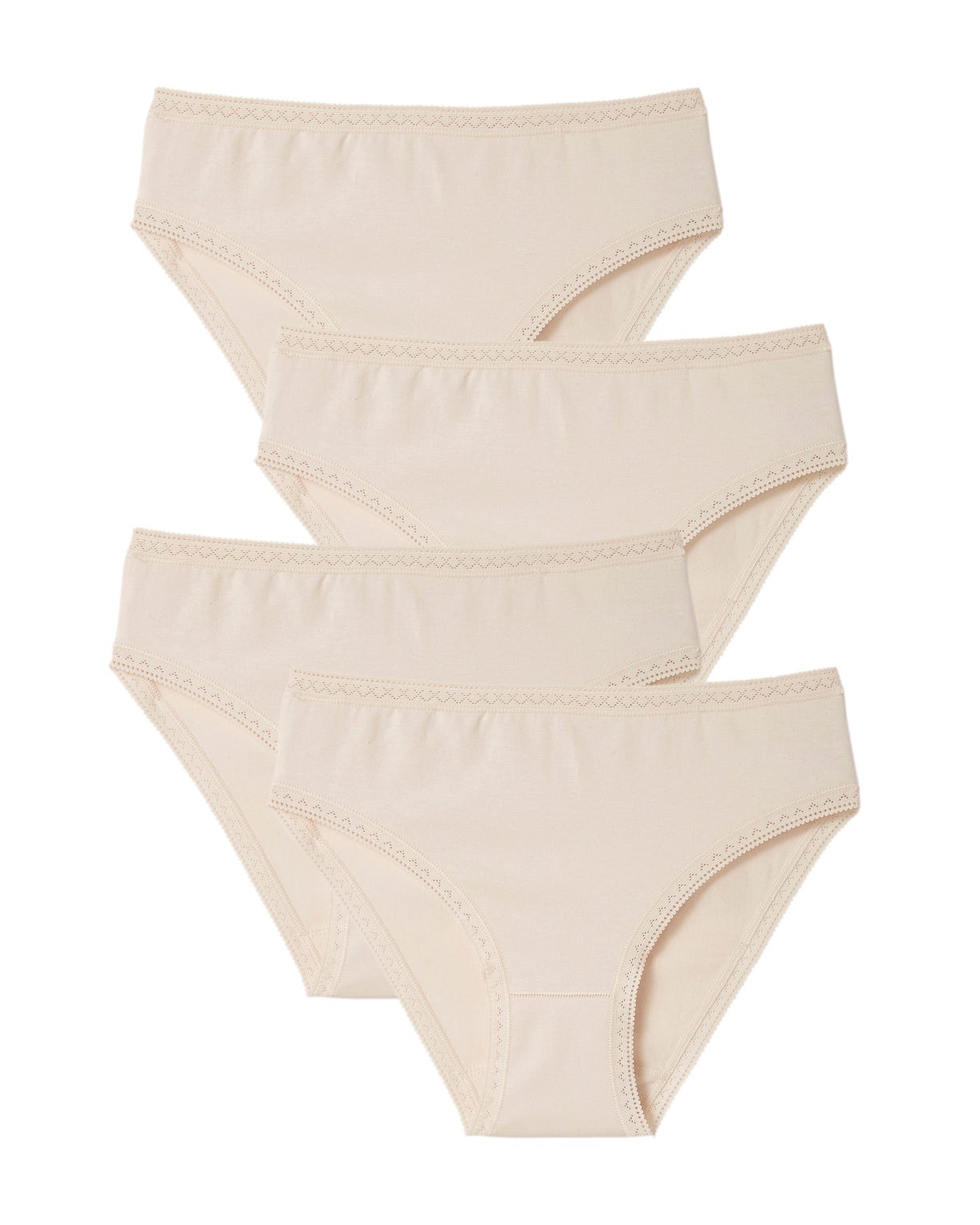 Lot de 3 culottes mini coton stretch + 1 GRATUITE.