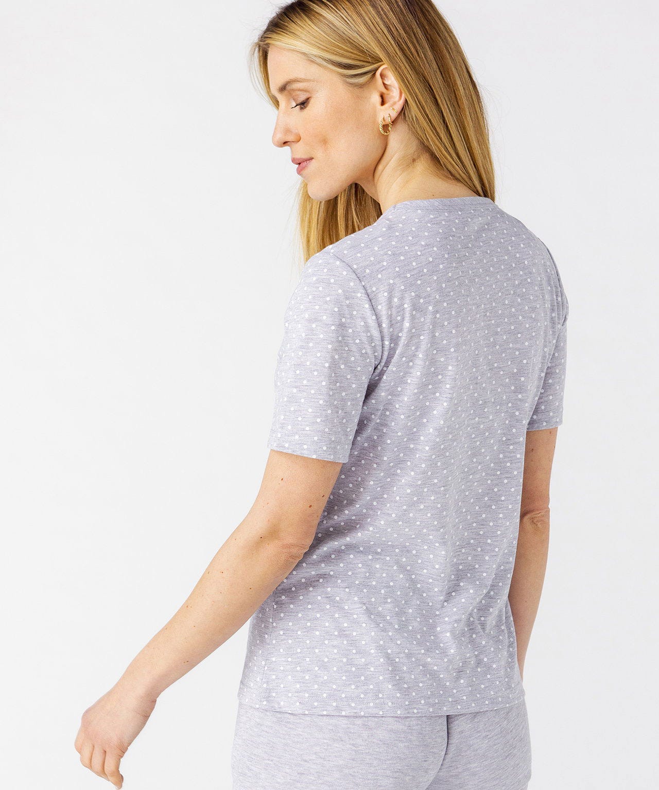 Tee-shirt imprimé pois