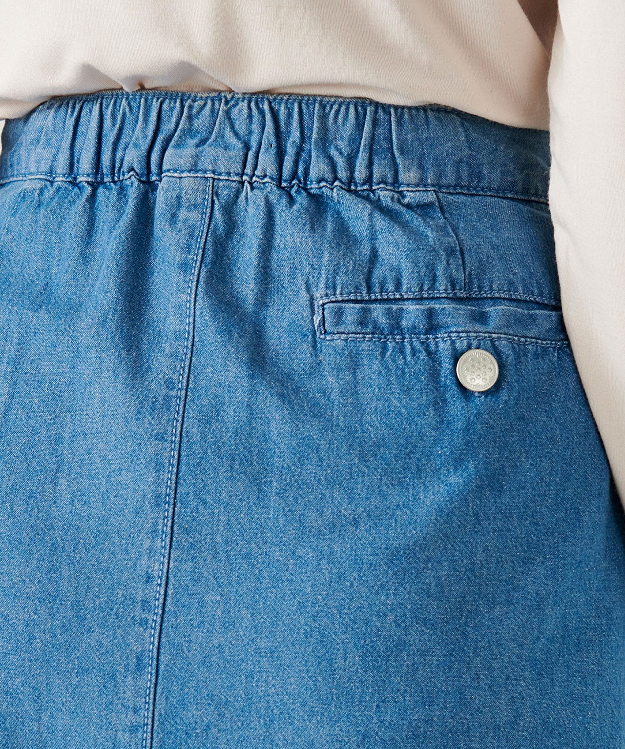 Jupe ample boutonnée