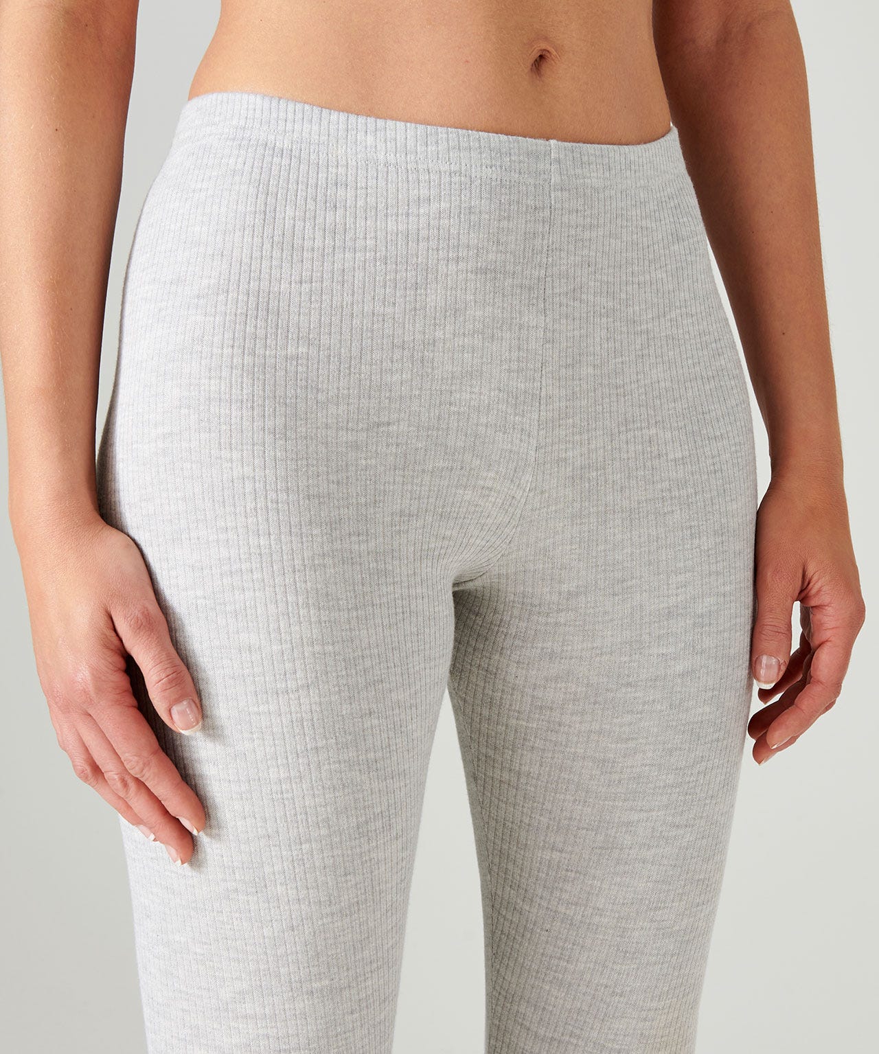 Caleçon long Thermolactyl, côtes molletonnées