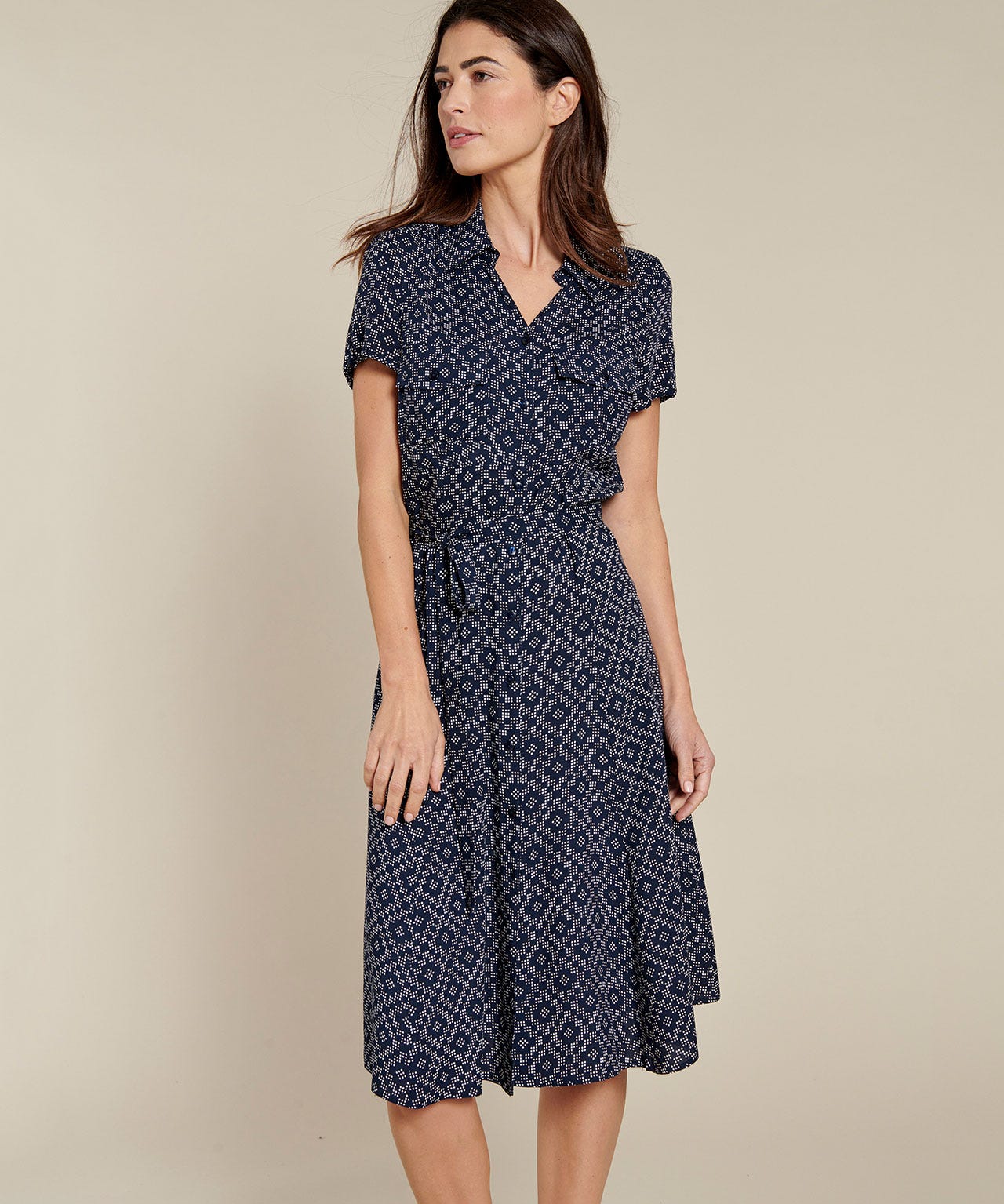 Robe fluide imprimée