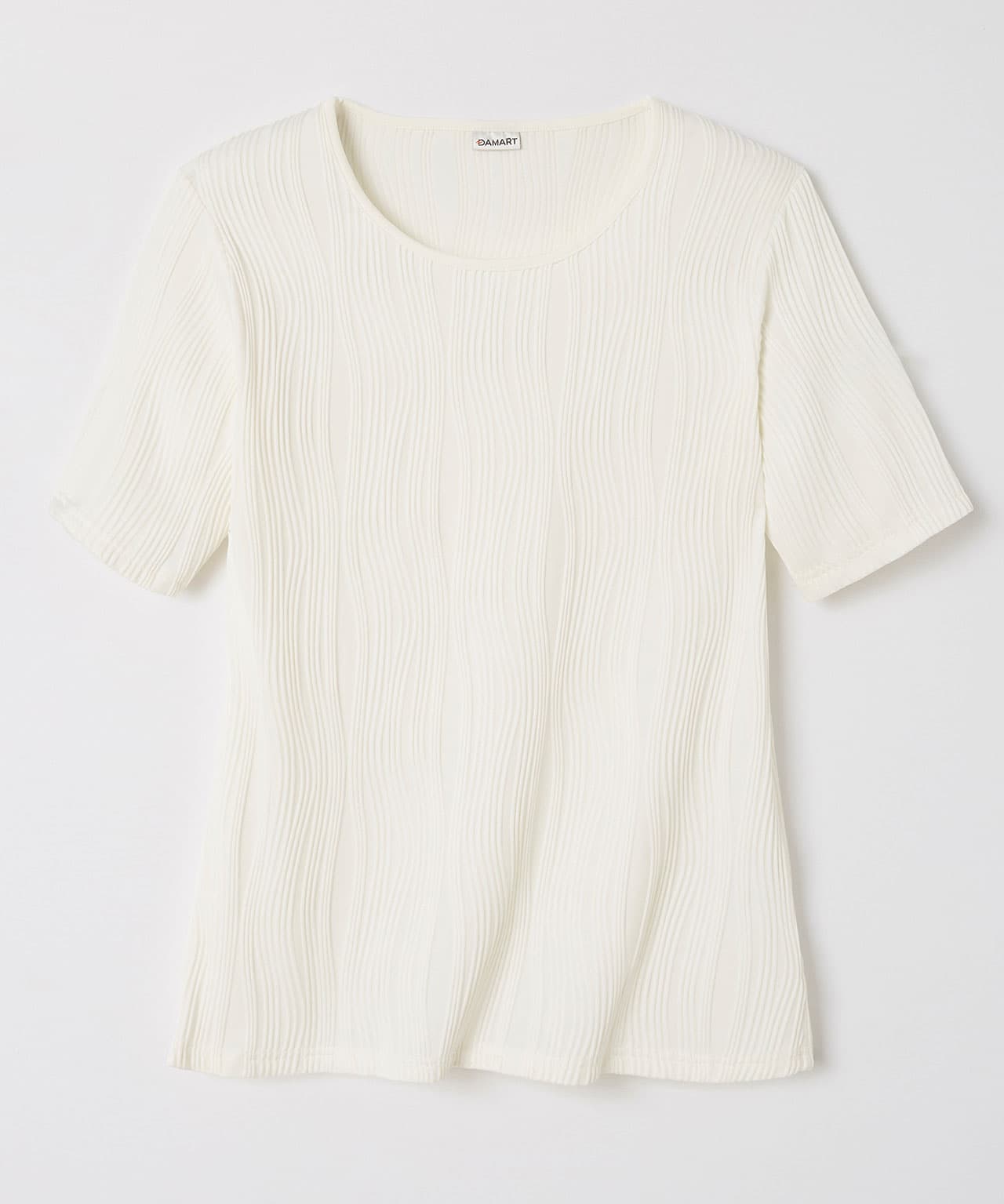 Tee-shirt maille fantaisie extensible