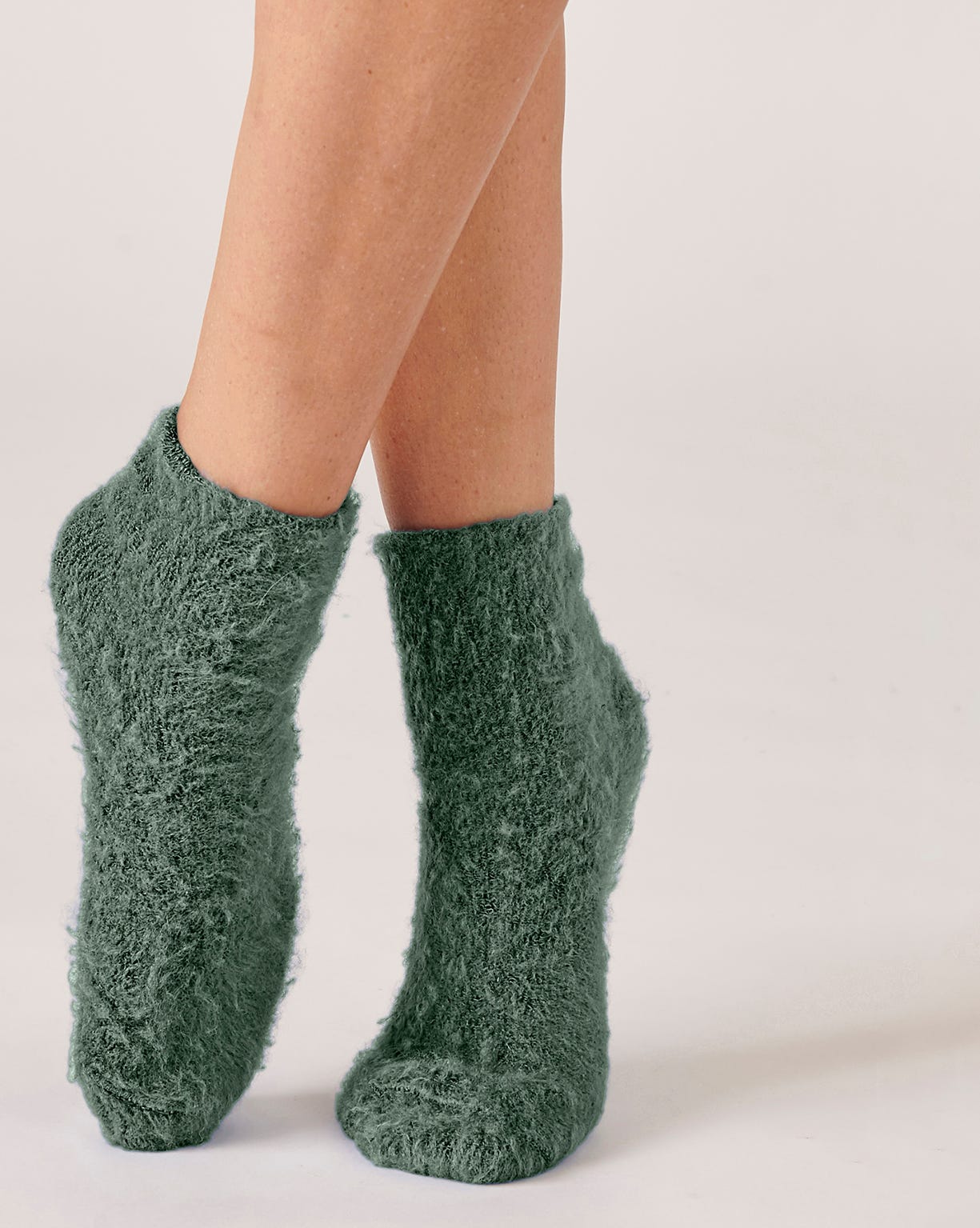 Mi-chaussettes de lit réversibles Thermolactyl.