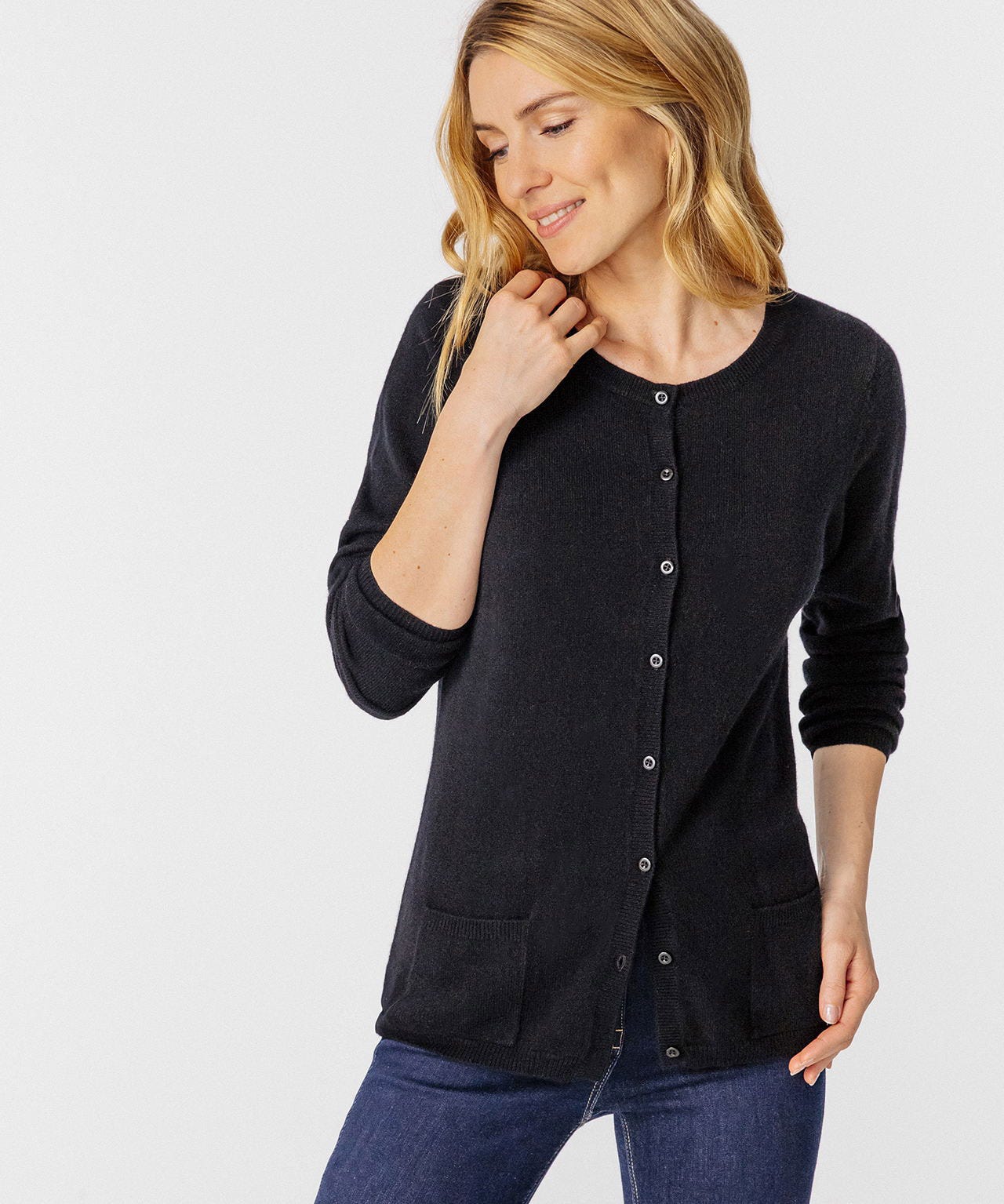 Cardigan pur cachemire