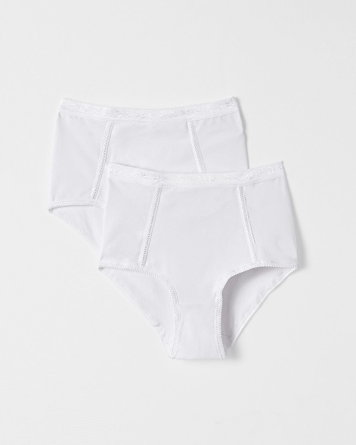 Lot de 2 culottes effet ventre plat Perfect Fit by Damart