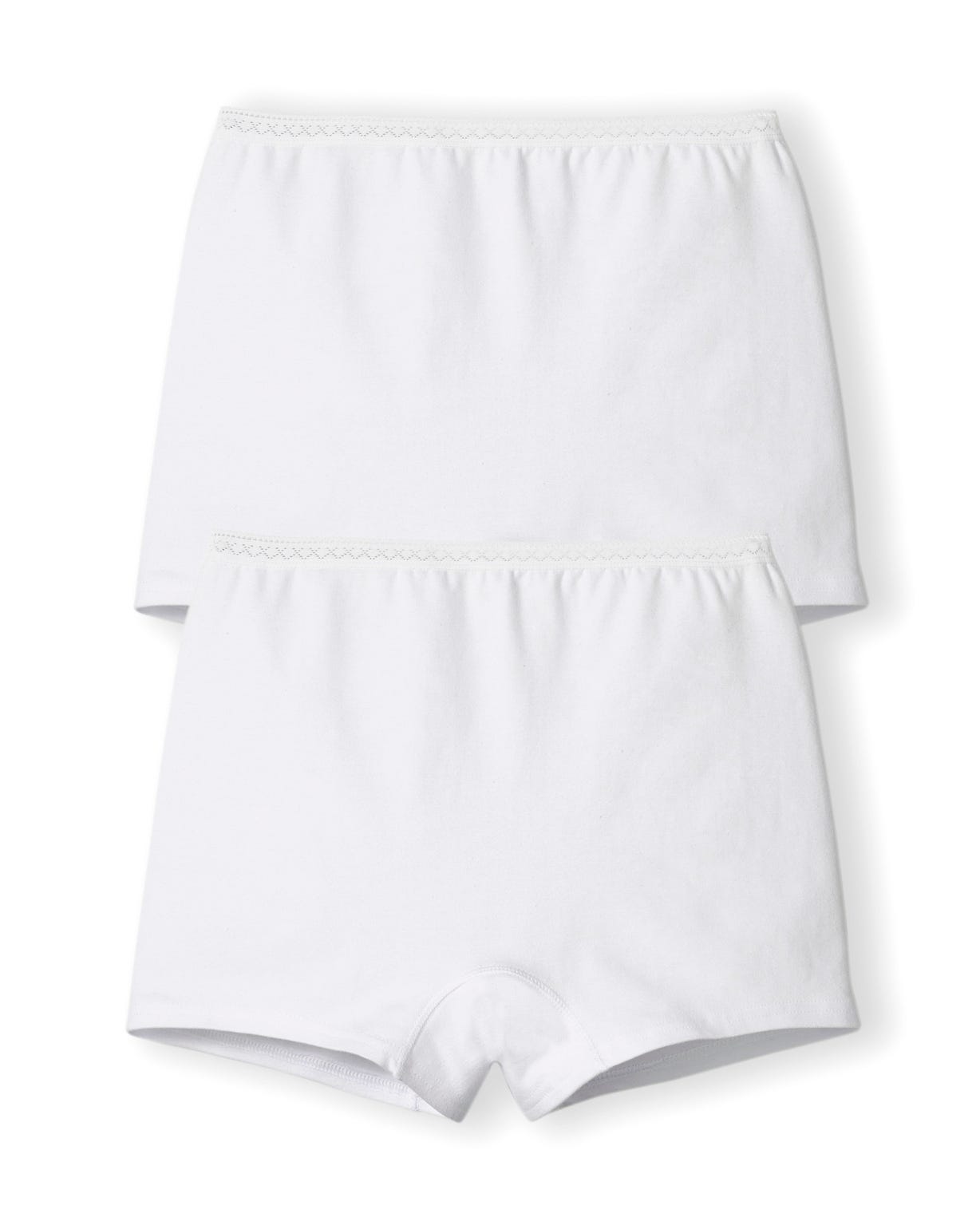Lot de 2 shorties coton stretch