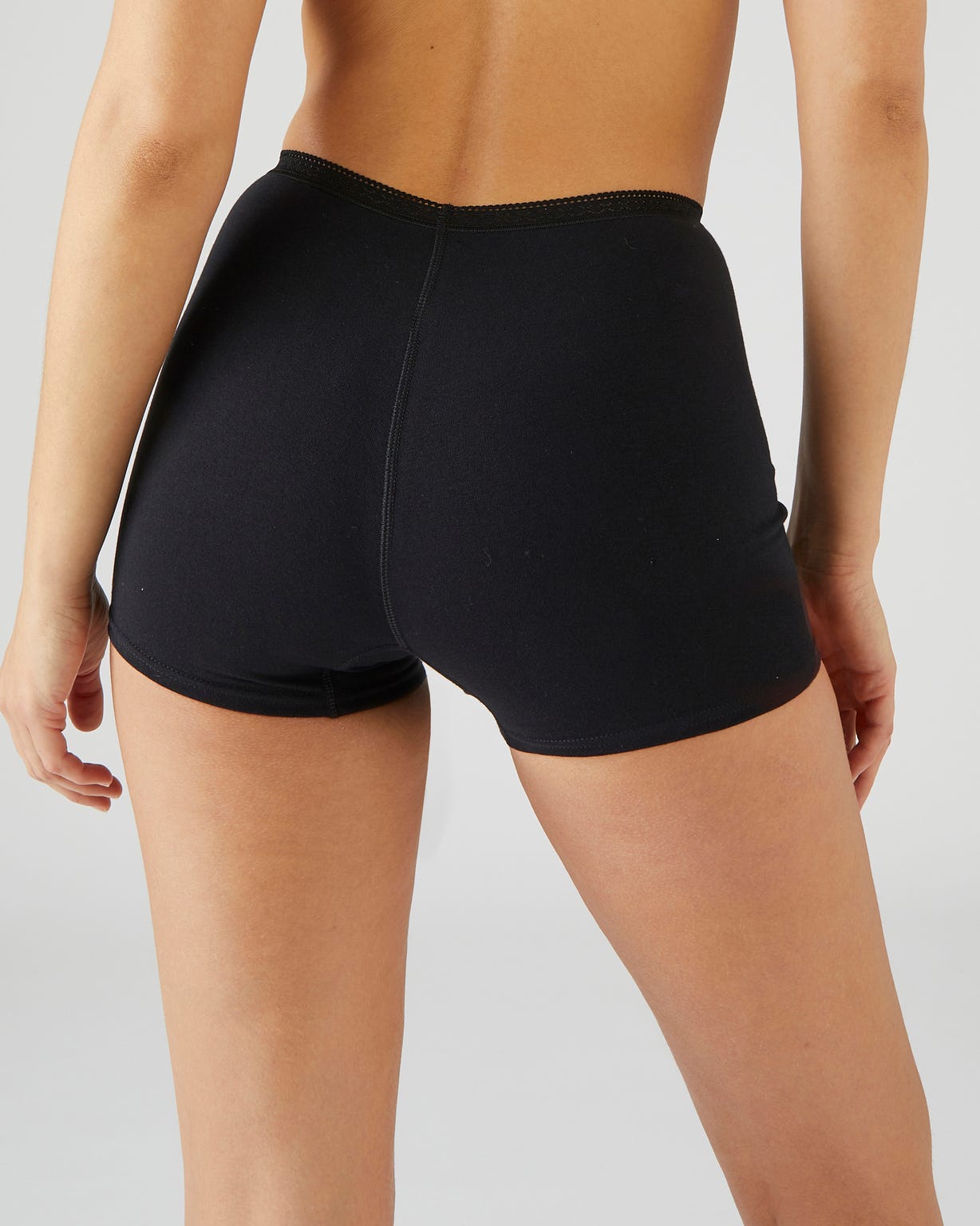 Lot de 2 shorties coton stretch