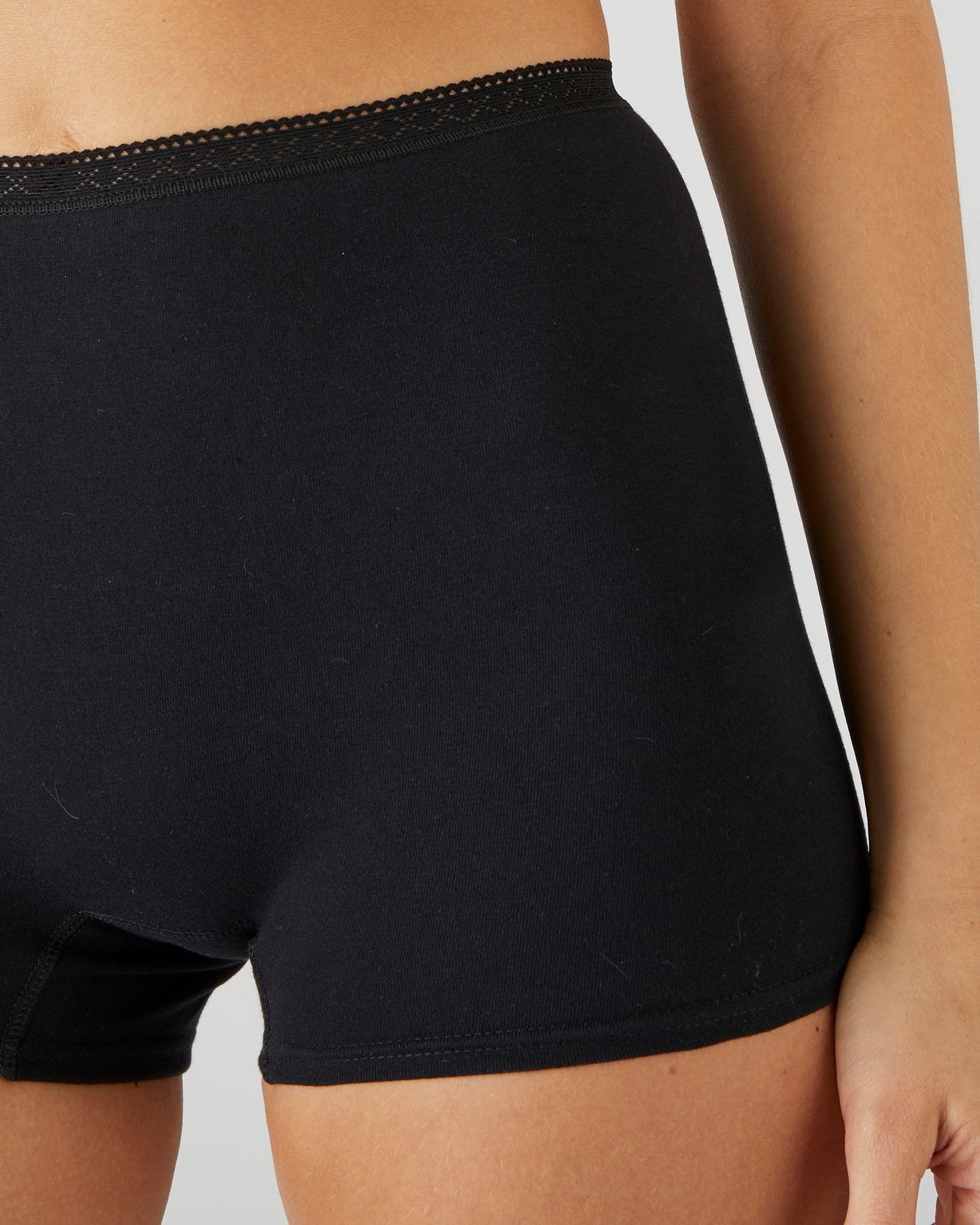 Lot de 2 shorties coton stretch