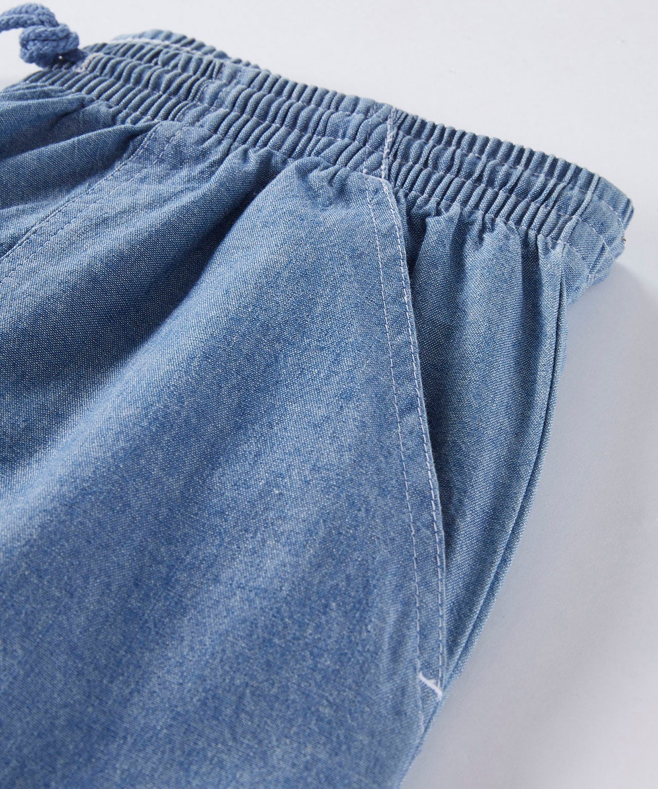 Pantalon chambray ou gabardine