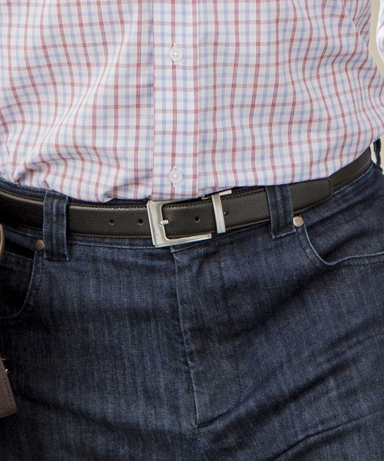 Ceinture homme réversible