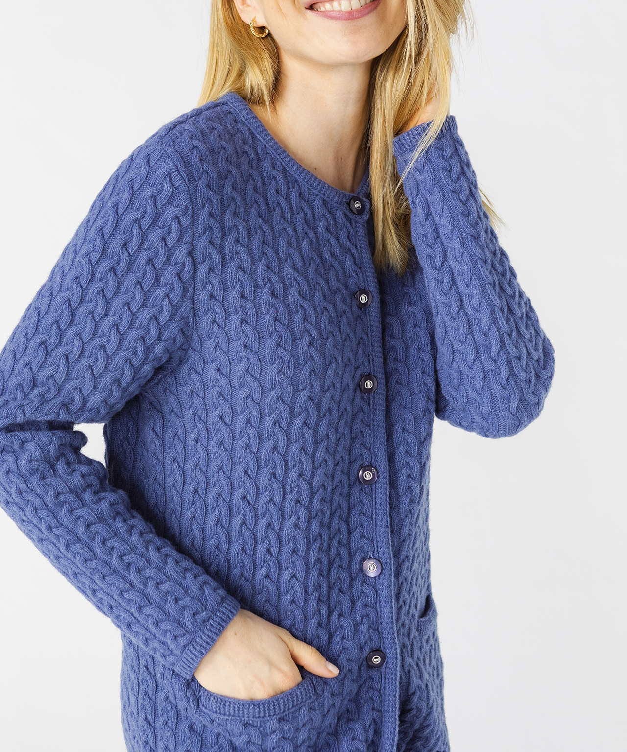Cardigan torsadé