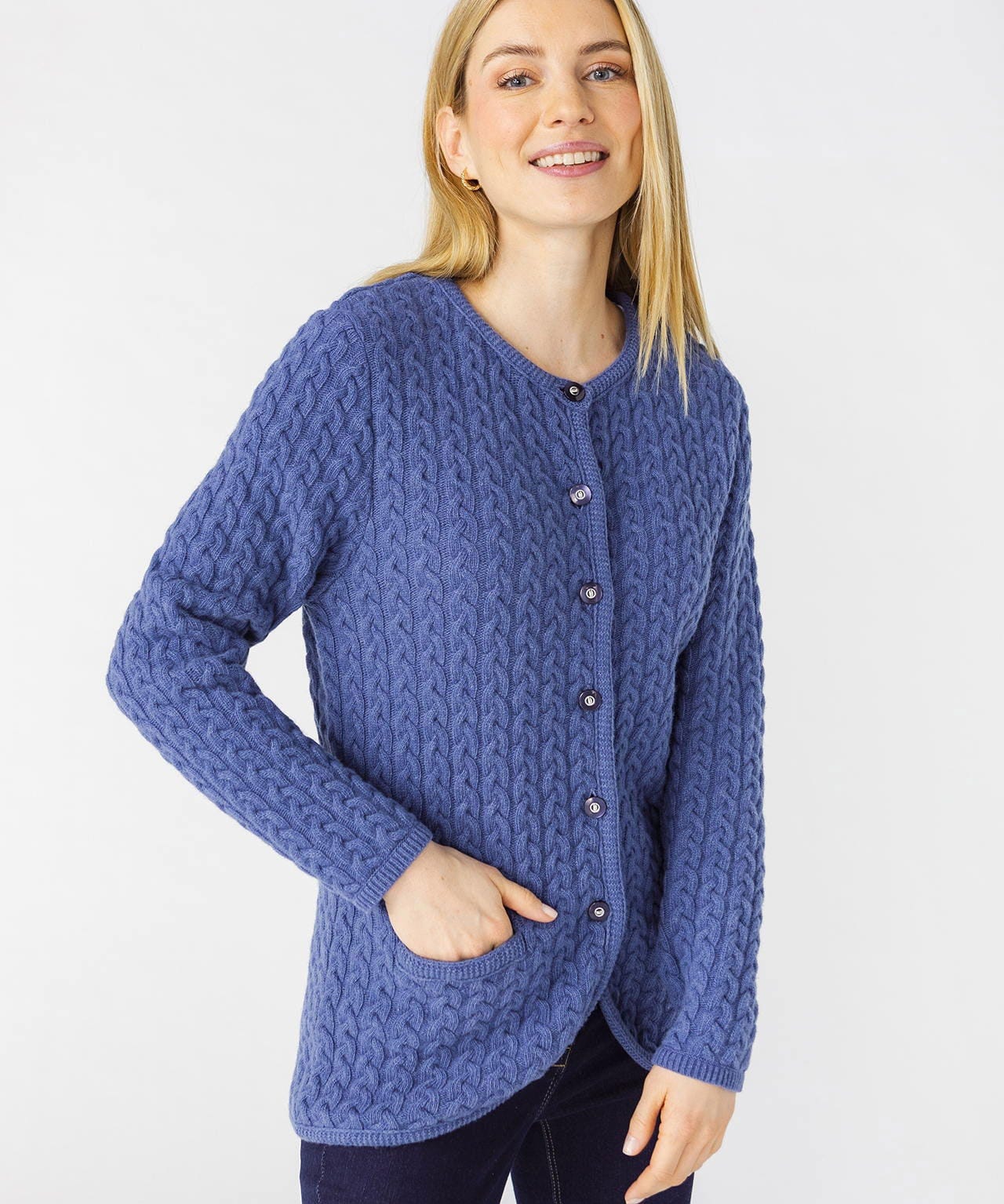 Cardigan torsadé