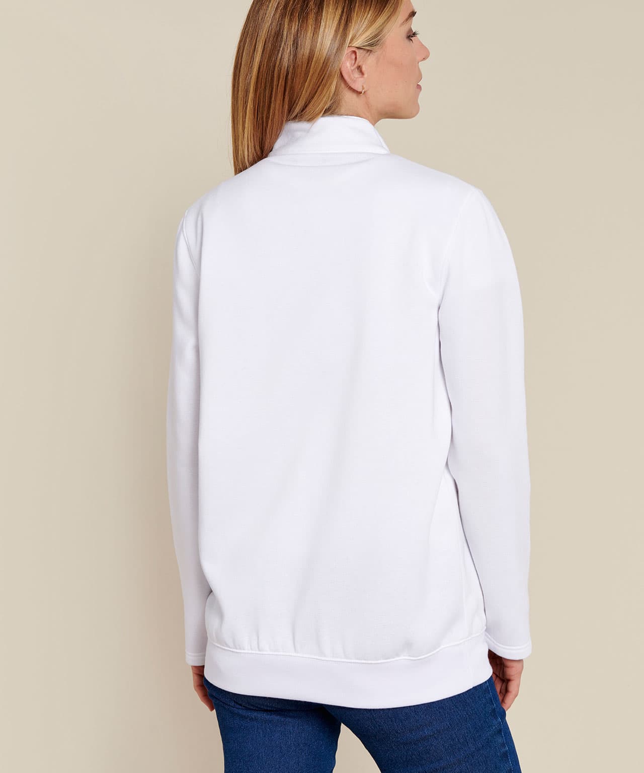 Cardigan molleton douillet