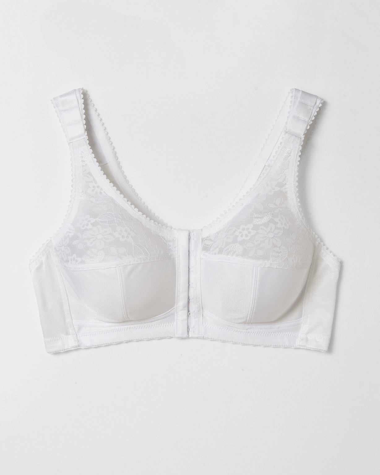 Soutien-gorge ouvert devant, maille satinée