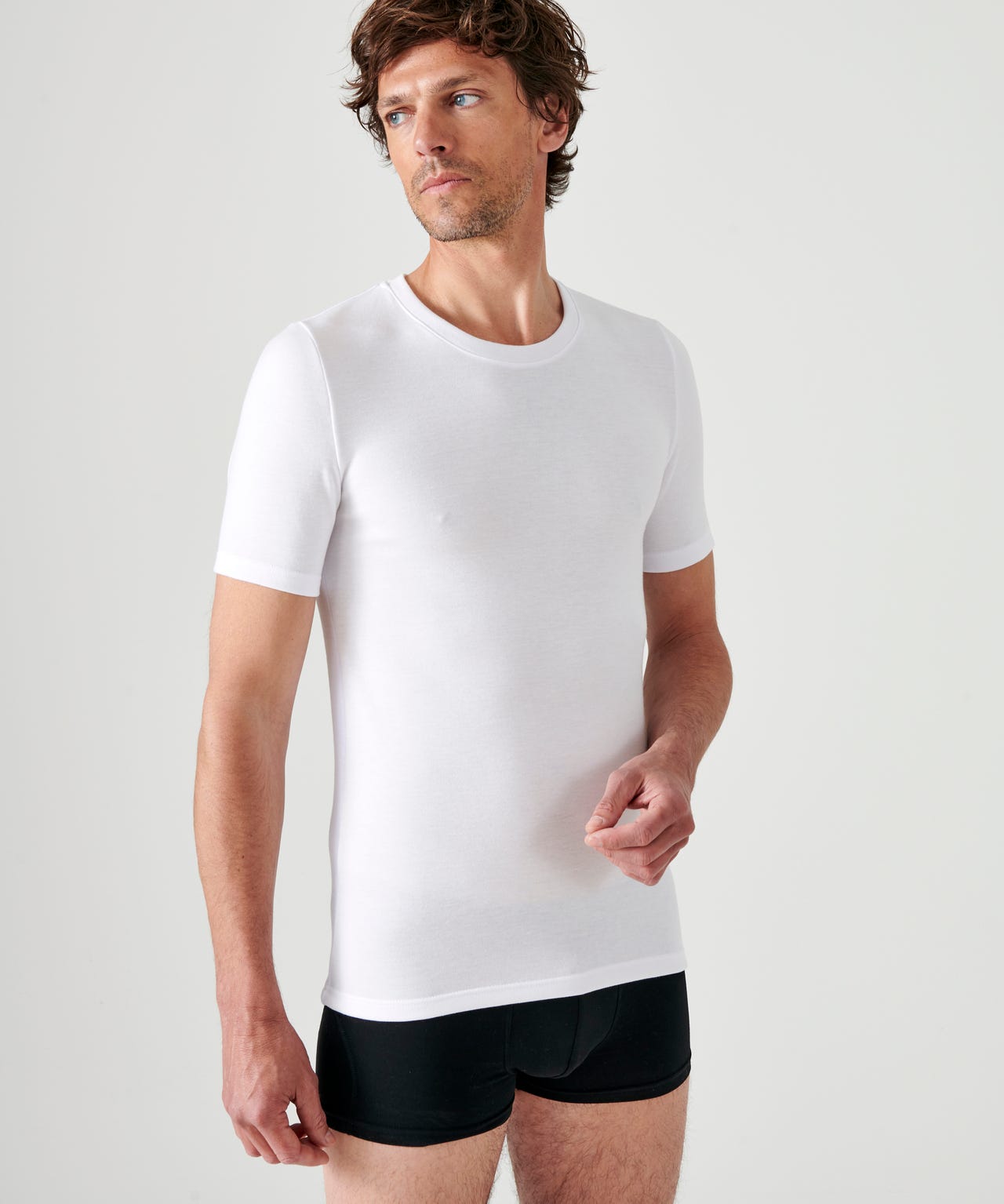 T-shirt double face col rond Thermolactyl