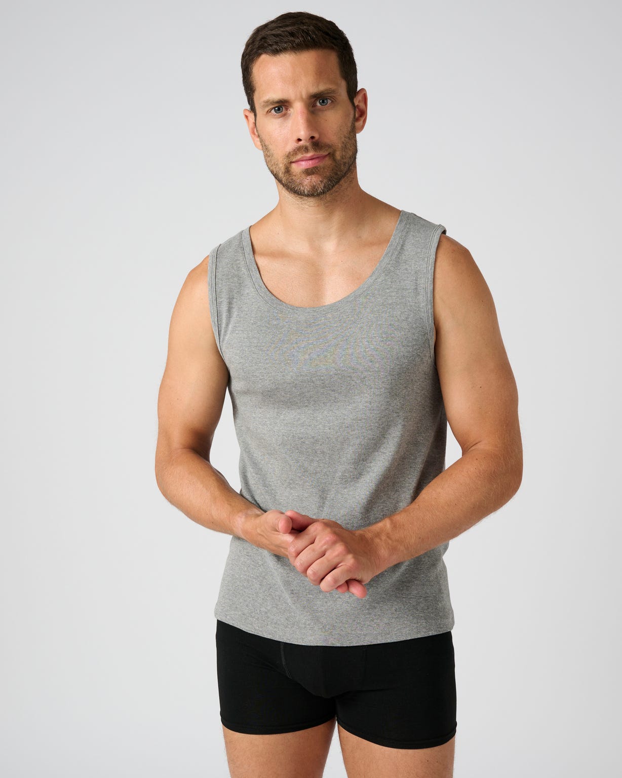 Lot de 2 débardeurs Essential pur coton peigné