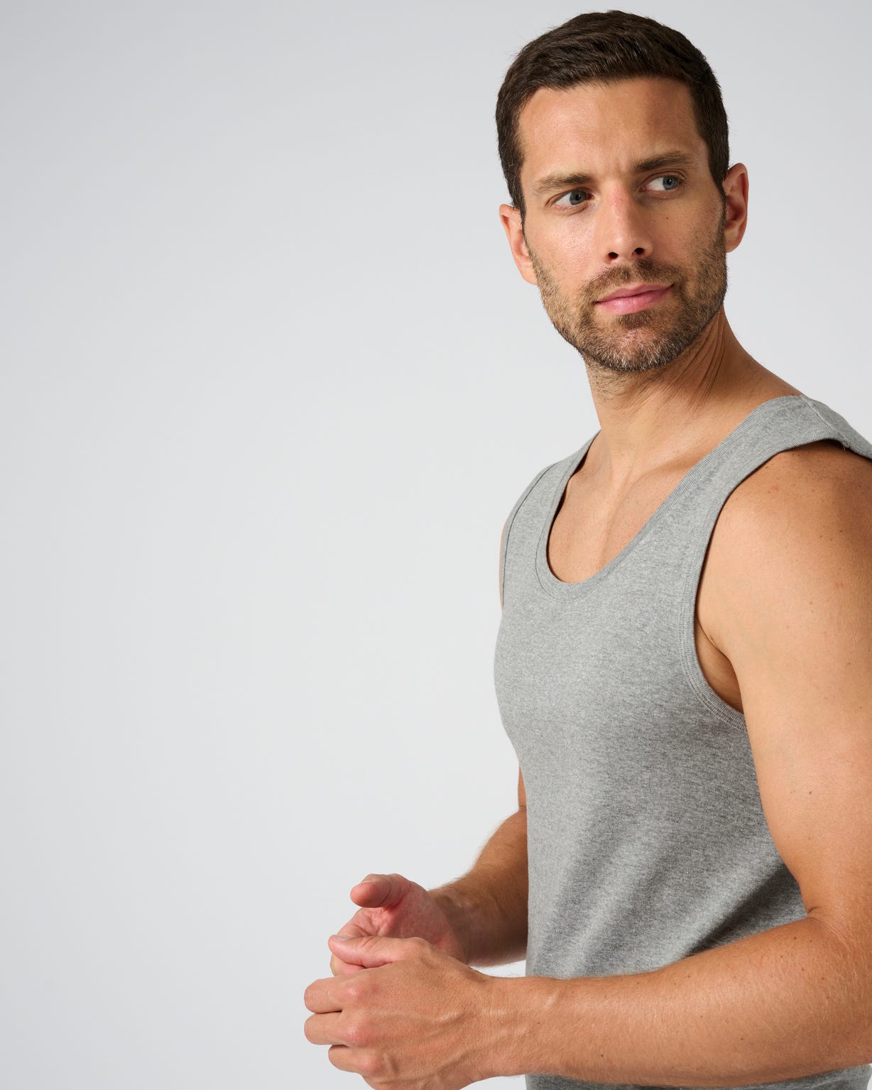 Lot de 2 débardeurs Essential pur coton peigné