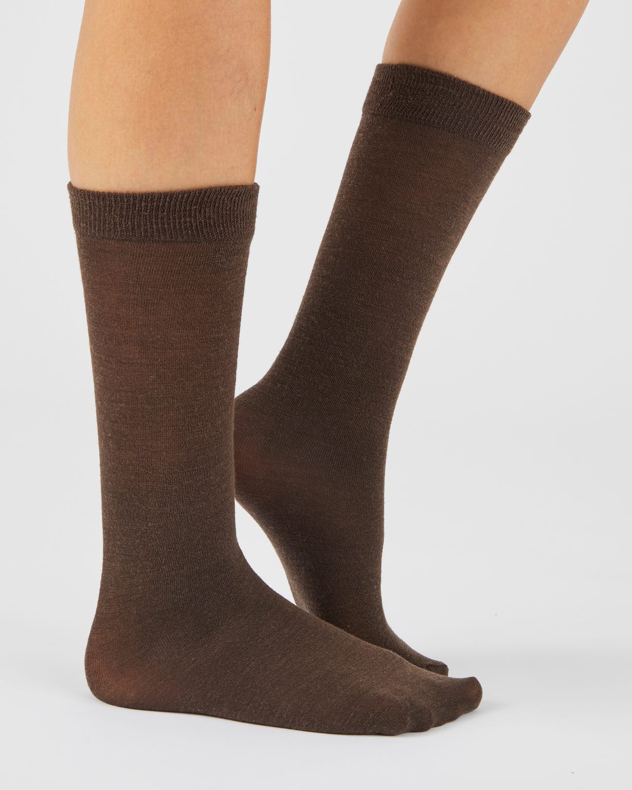 Mi-bas mélange laine mérinos et Thermolactyl 195D