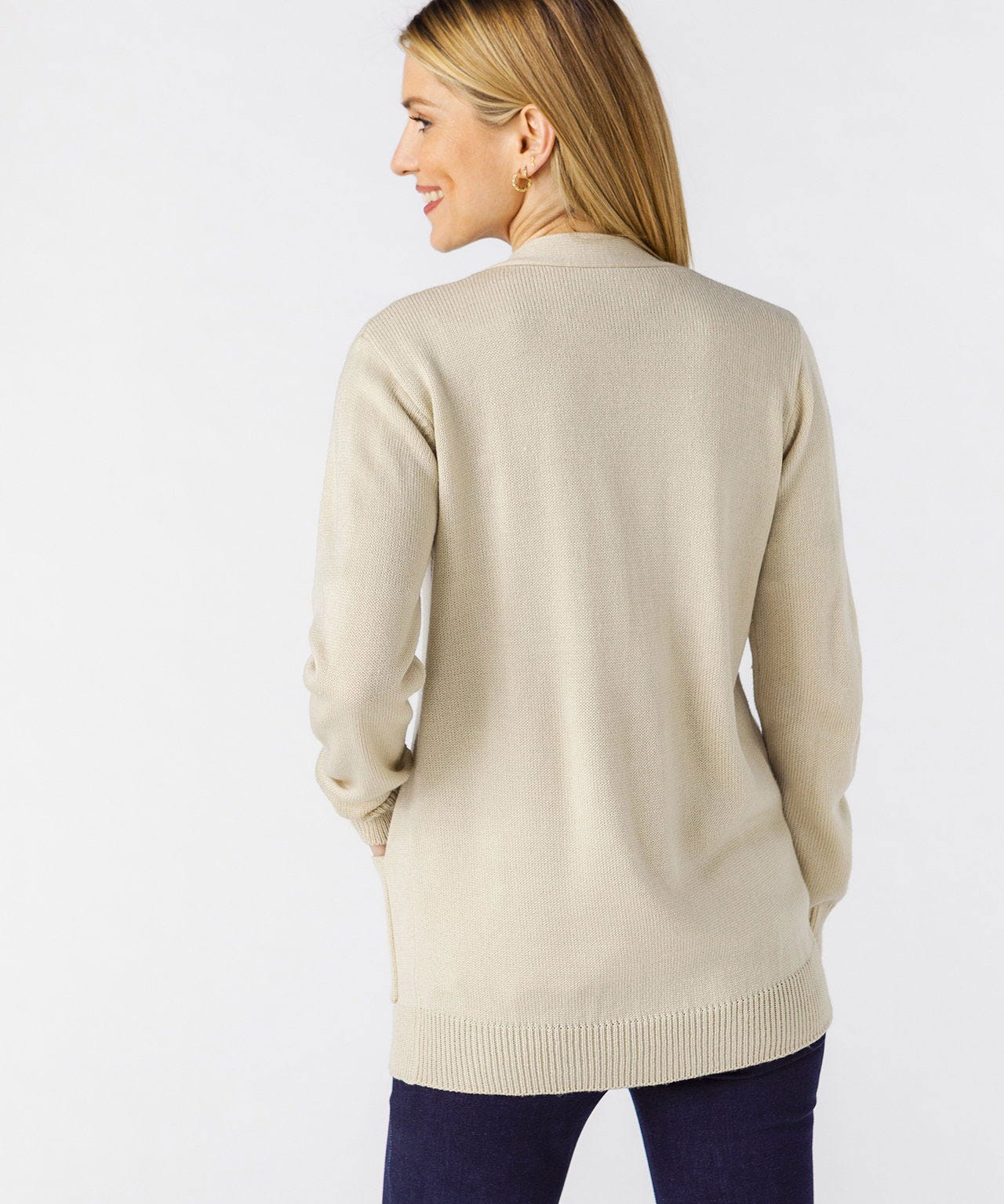 Gilet classique maille jersey 