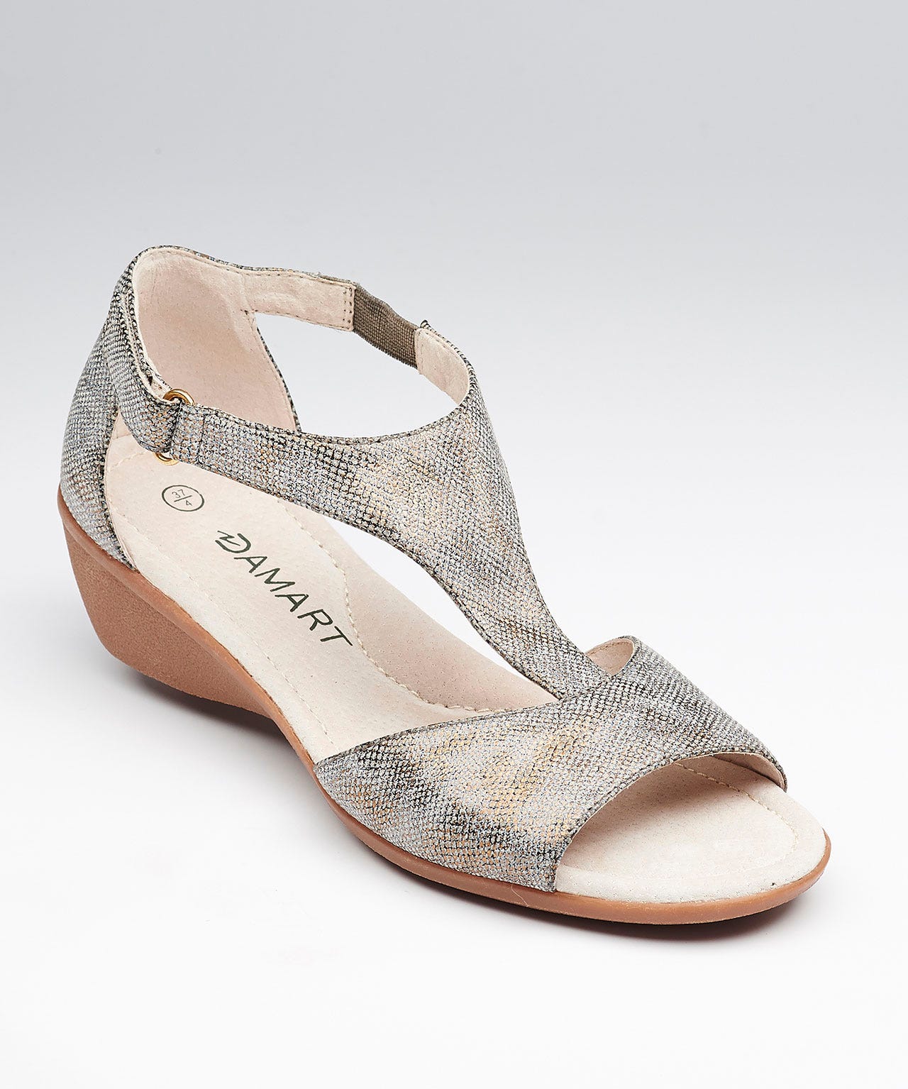 Sandales irisées à scratch