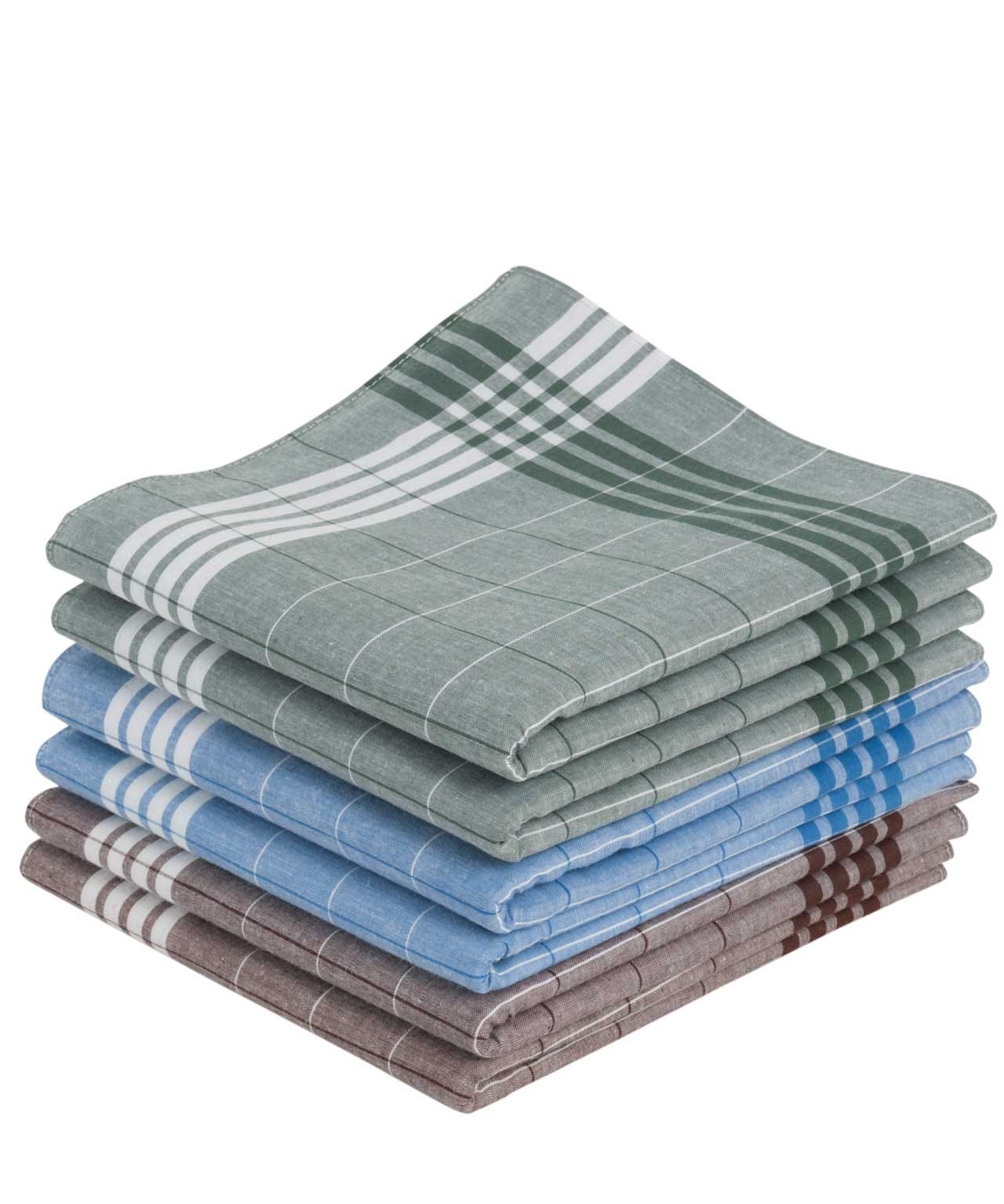 Lot de 12 mouchoirs homme