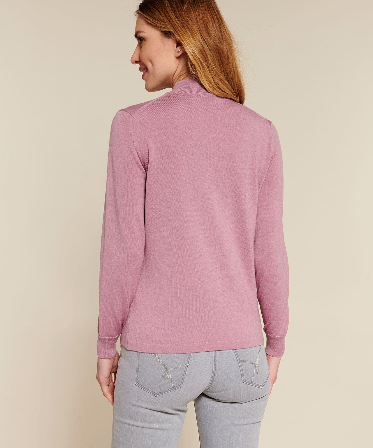 Pull col montant pure laine mérinos