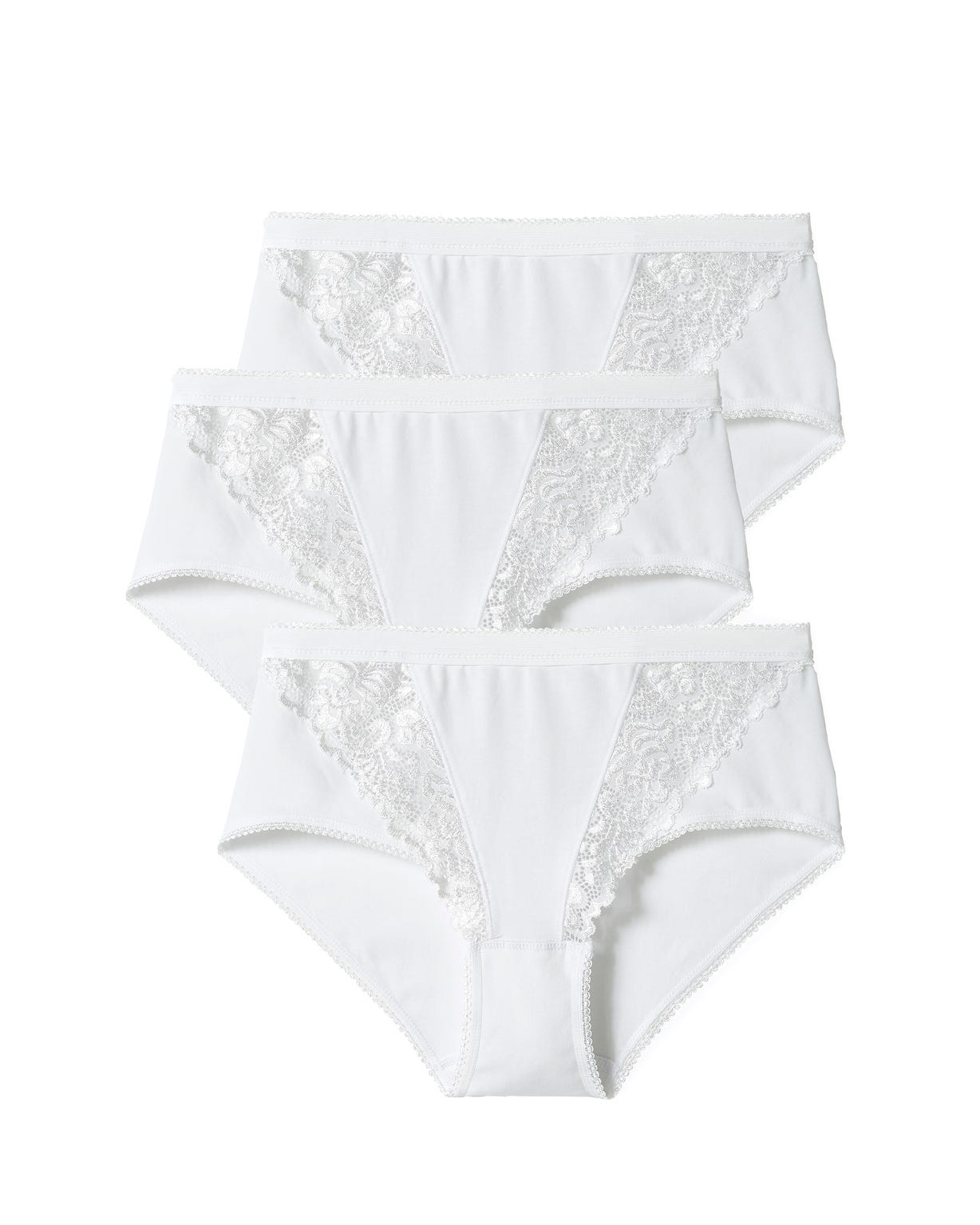 Lot de 3 culottes coton stretch