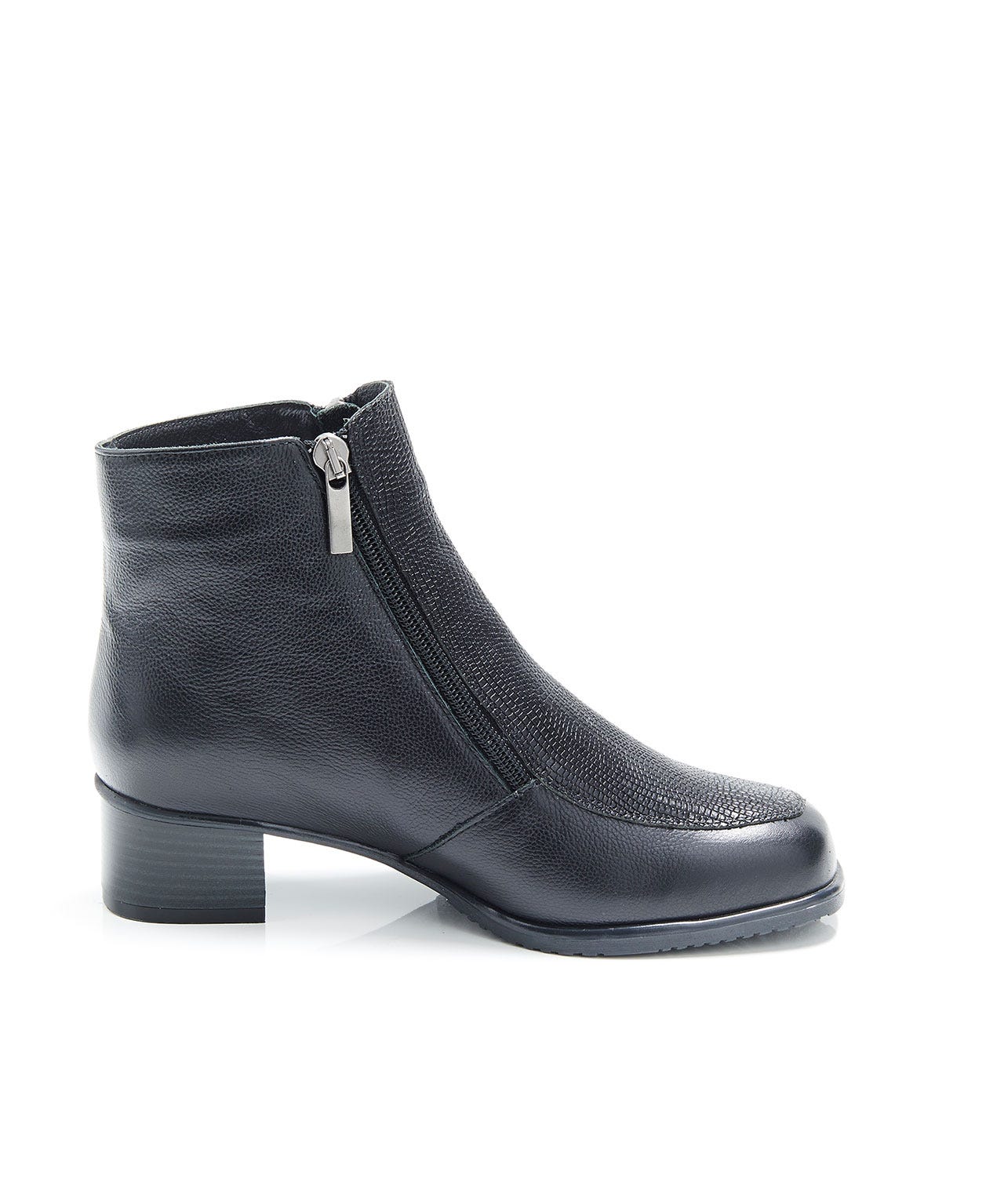Boots zippées, 2 LARGEURS