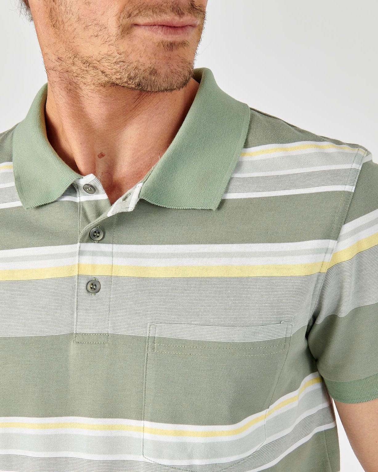 Polo jersey rayé
