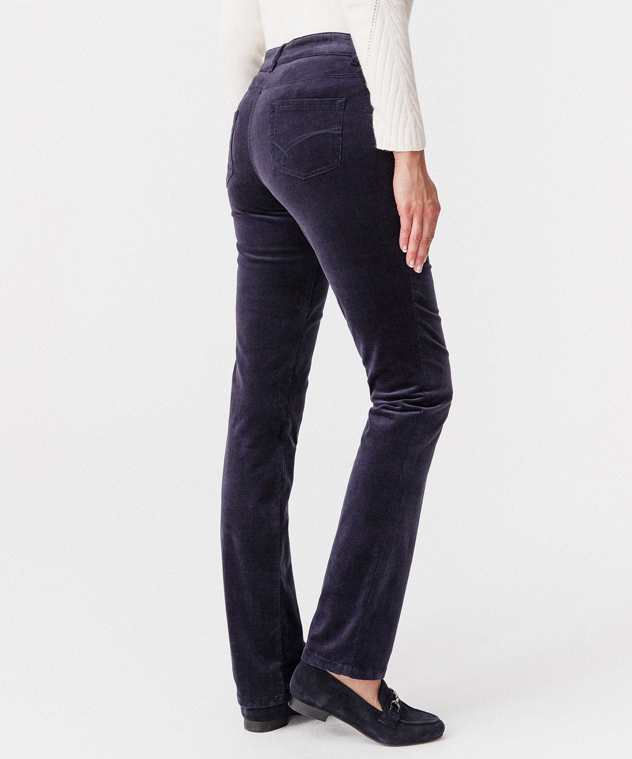Pantalon coupe droite velours Perfect Fit by Damart