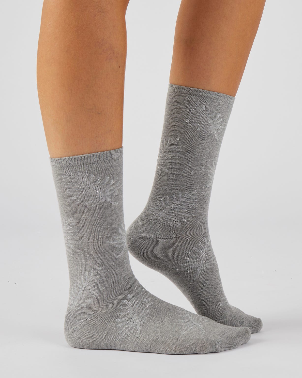 Lot de 2 paires de chaussettes motifs brillants