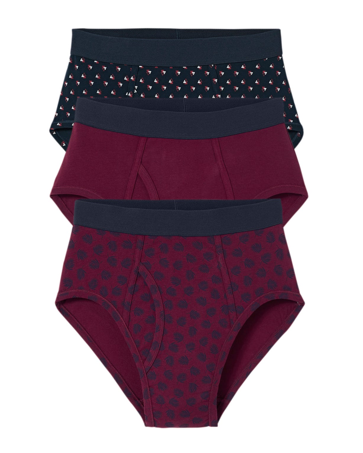 Lot de 3 slips ouverts devant homme Slip Damart
