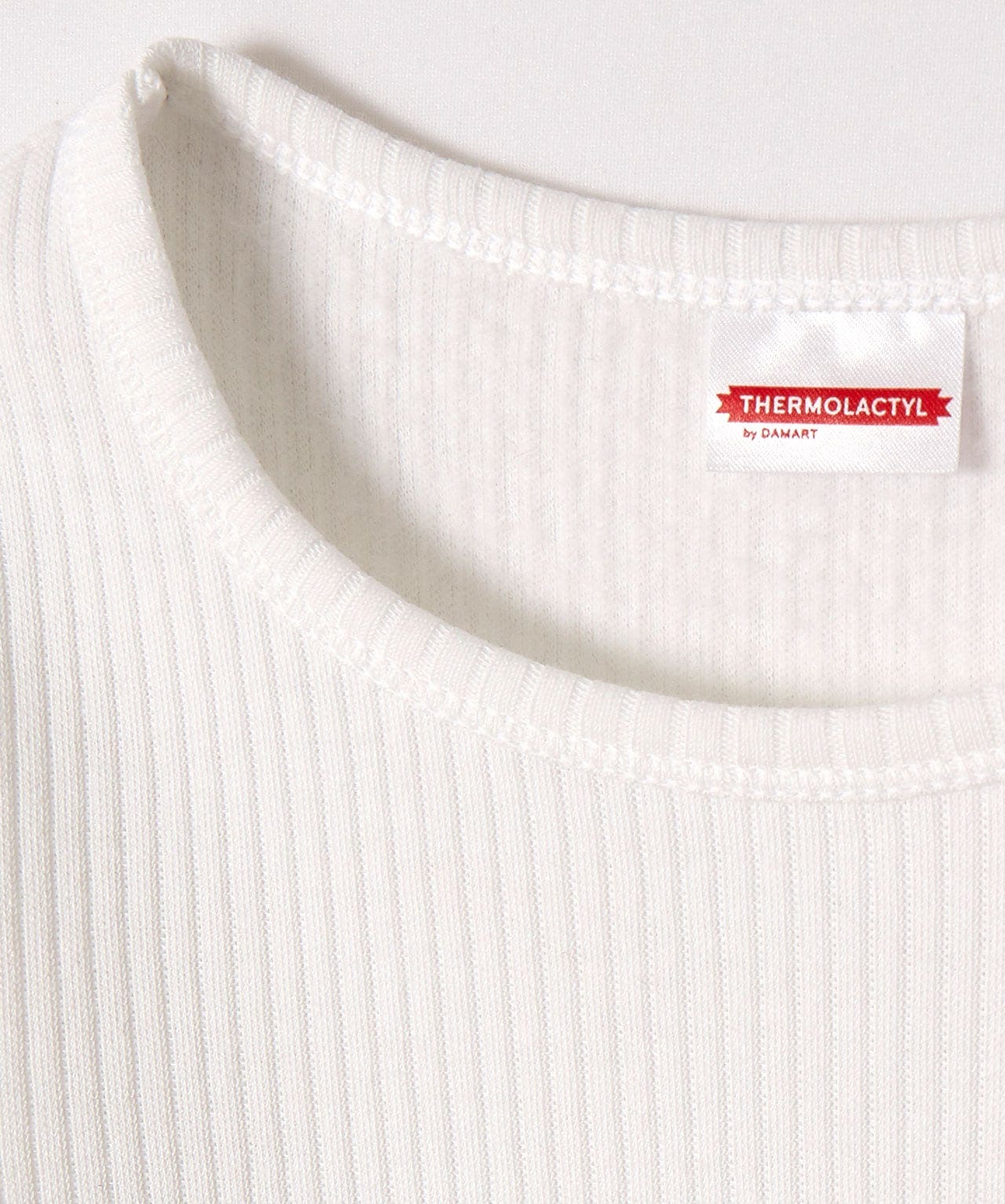 T-shirt Thermolactyl col rond, côtes molletonnées 