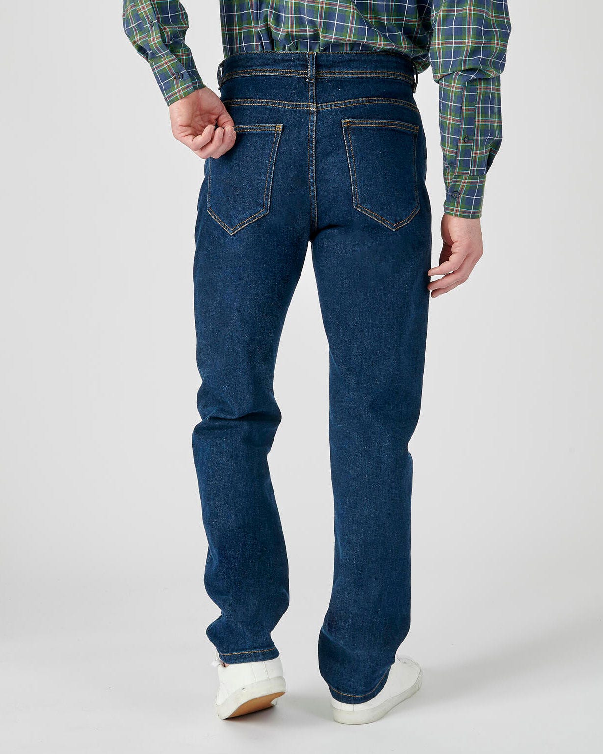 Pantalon denim 5 poches coupe droite