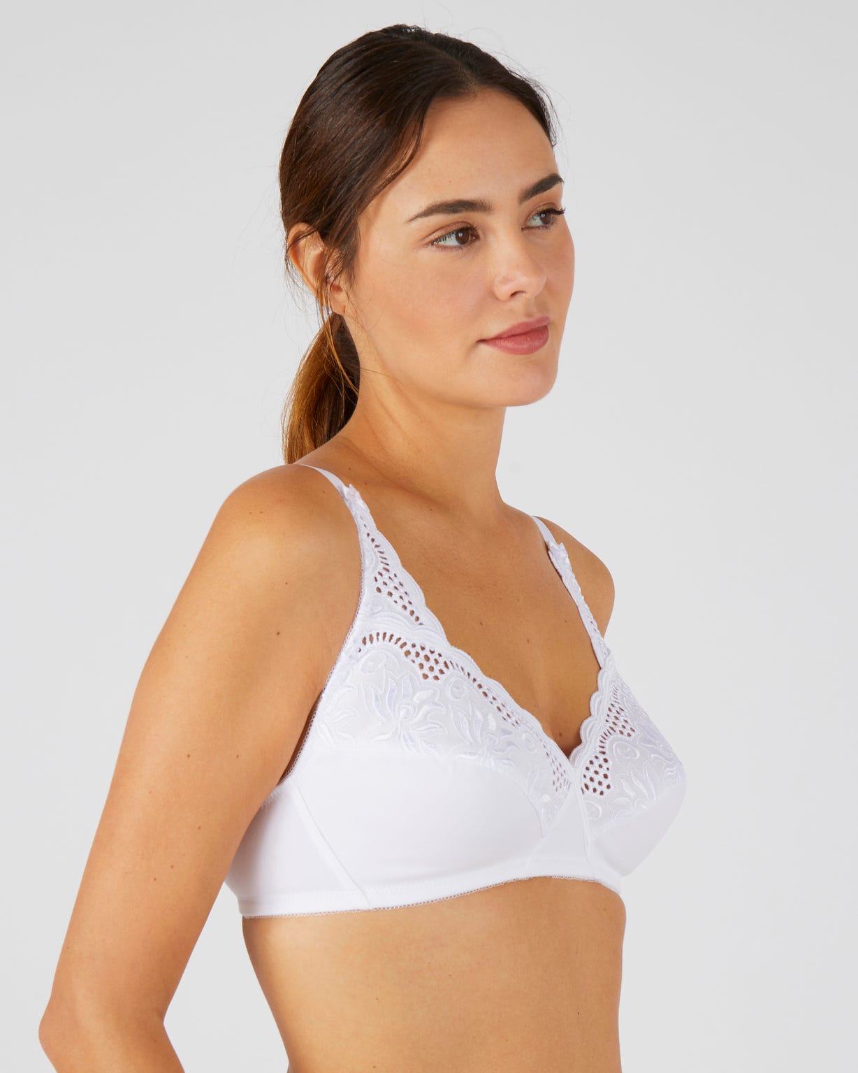 Soutien-gorge croisé sans armatures, grand maintien